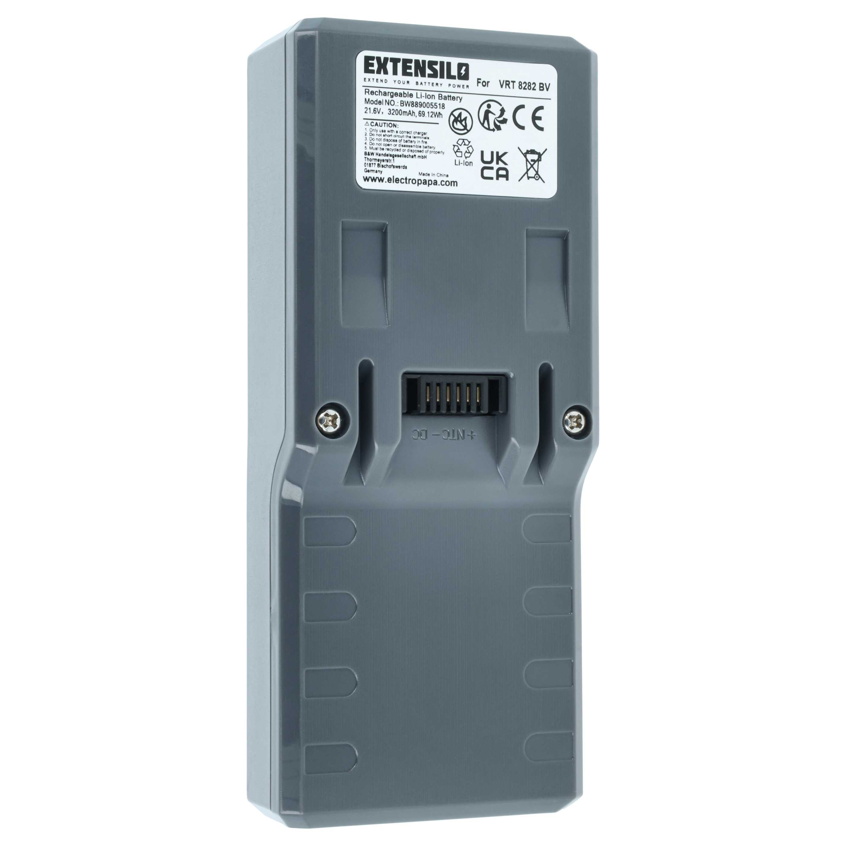 Batteria sostituisce Beko 9178015861 per aspirapolvere - 3,2Ah 21,6V Li-Ion