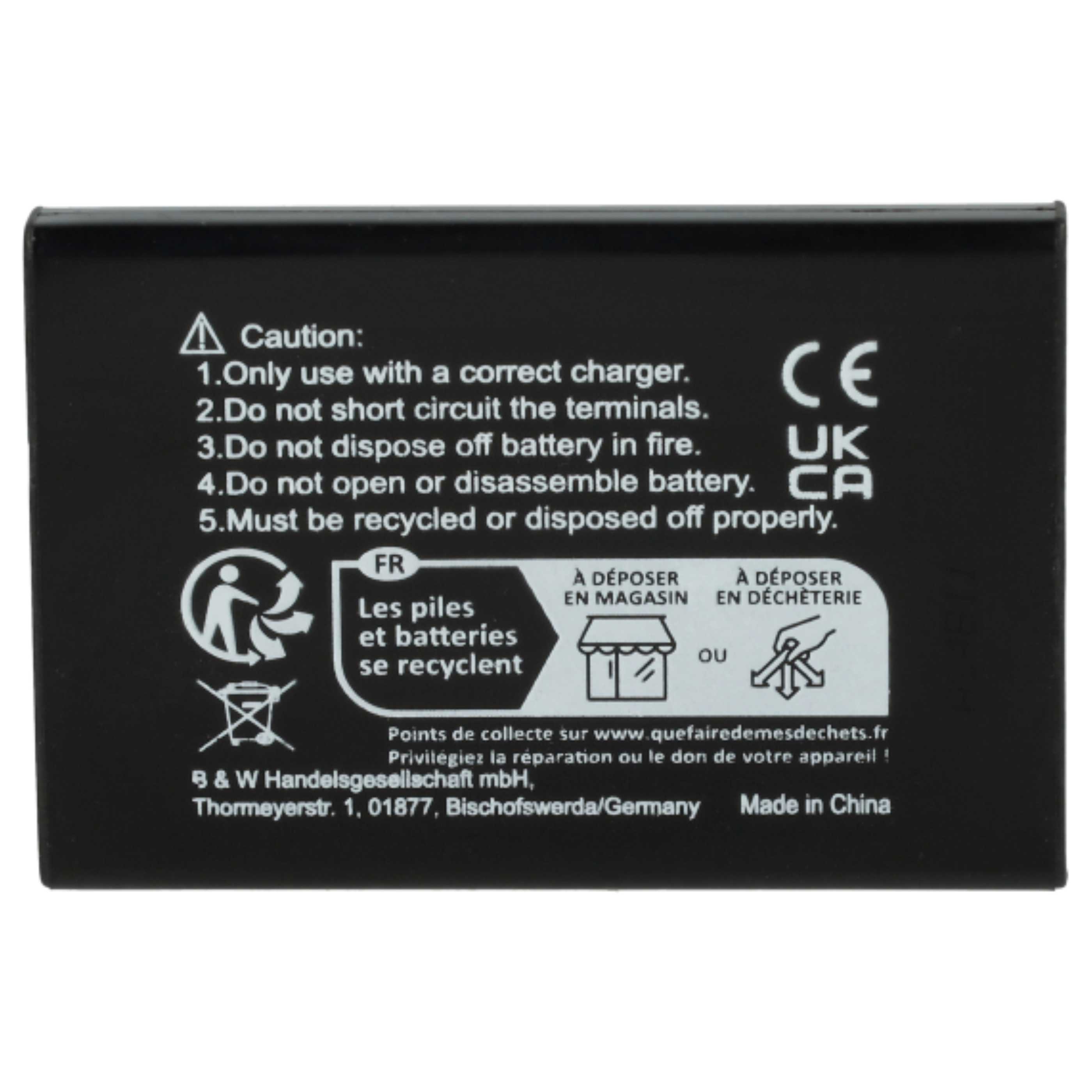 GPS Navigation-Akku als Ersatz für Falk CPF-1035 - 1000mAh 3,6V Li-Ion