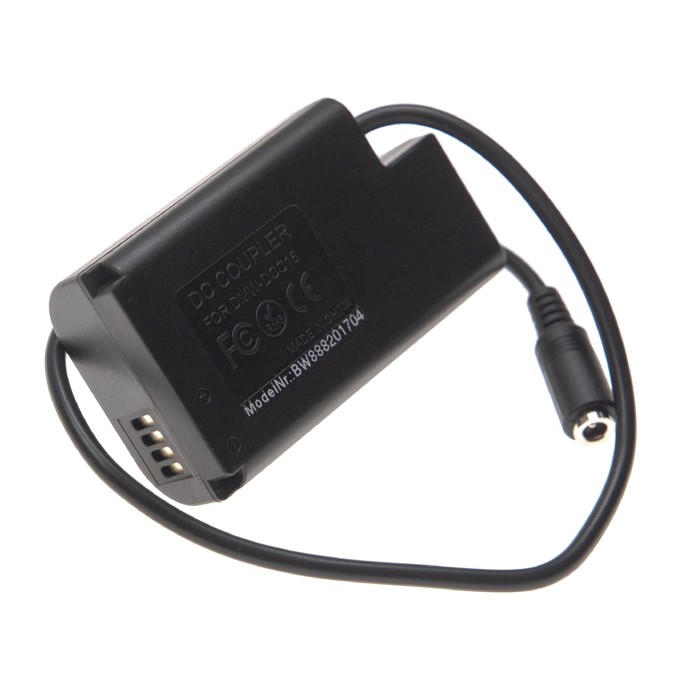 Łącznik DC adapter do aparatu Panasonic zamiennik Panasonic DMW-DCC16