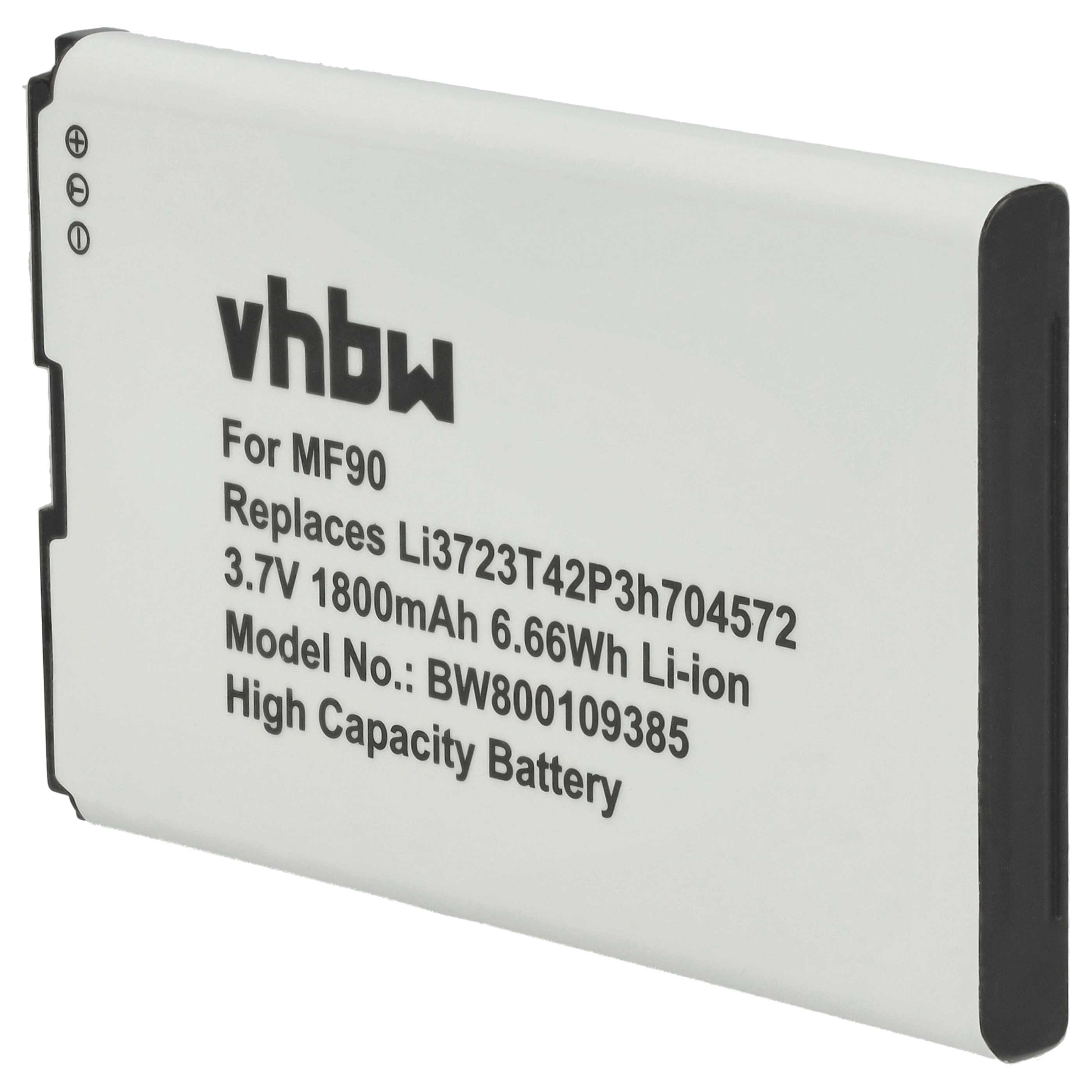 Batería reemplaza LI3720T42P3H704572, Li3723T42P3h704572 para router (1800 mAh, 3,7 V, Li-Ion)