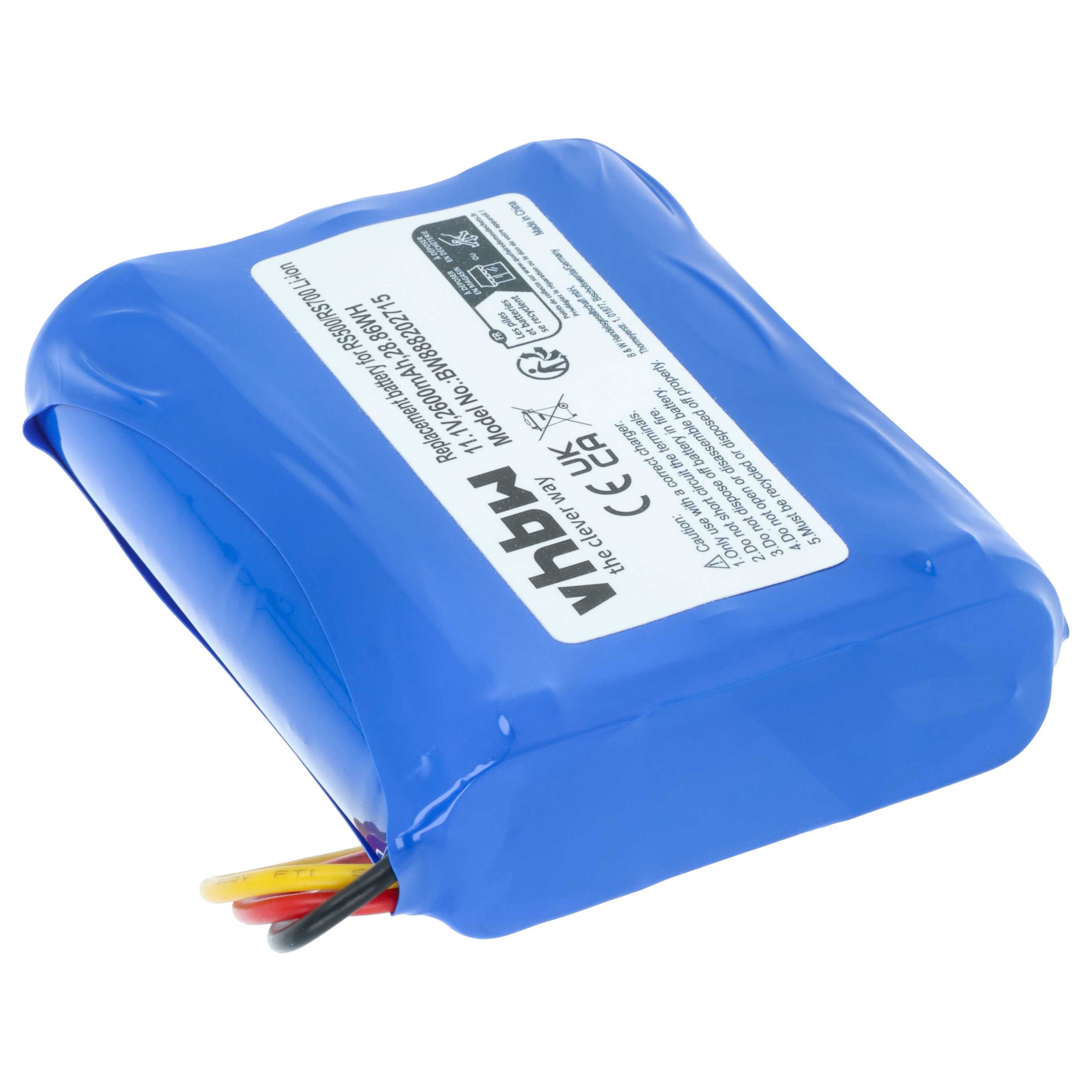 Battery replaces Moneual 12J001609 for Moneual 2600mAh, 11.1V, Li-Ion
