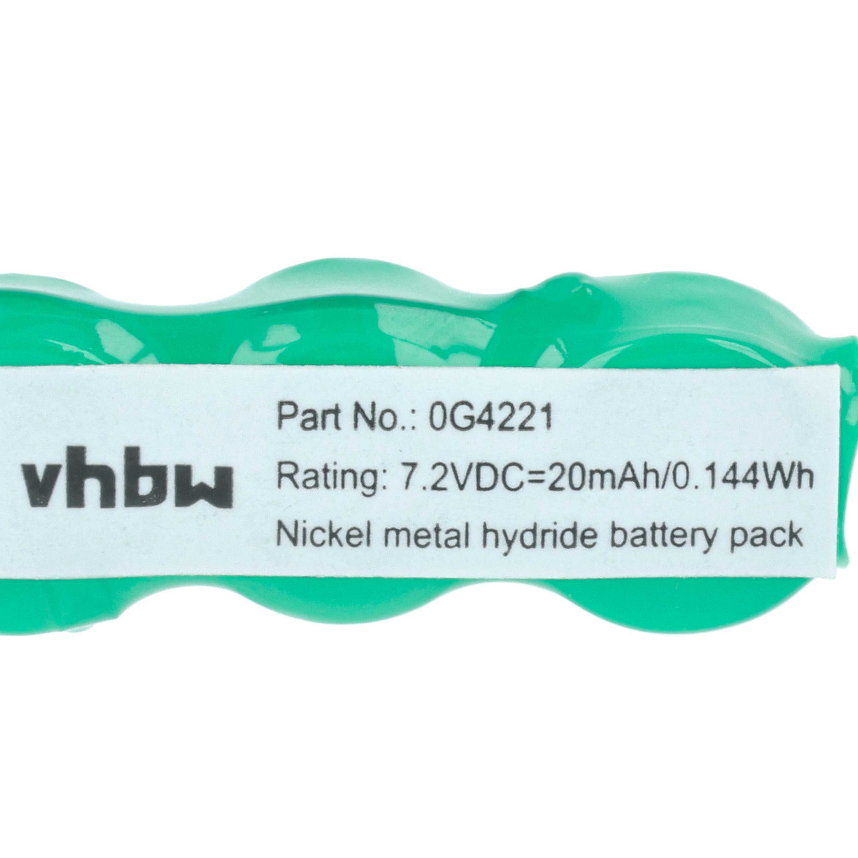 Computer BIOS Battery Replacement for Dell 3R459, 0G4221, 3E158 - 20 mAh 7.2 V NiMH