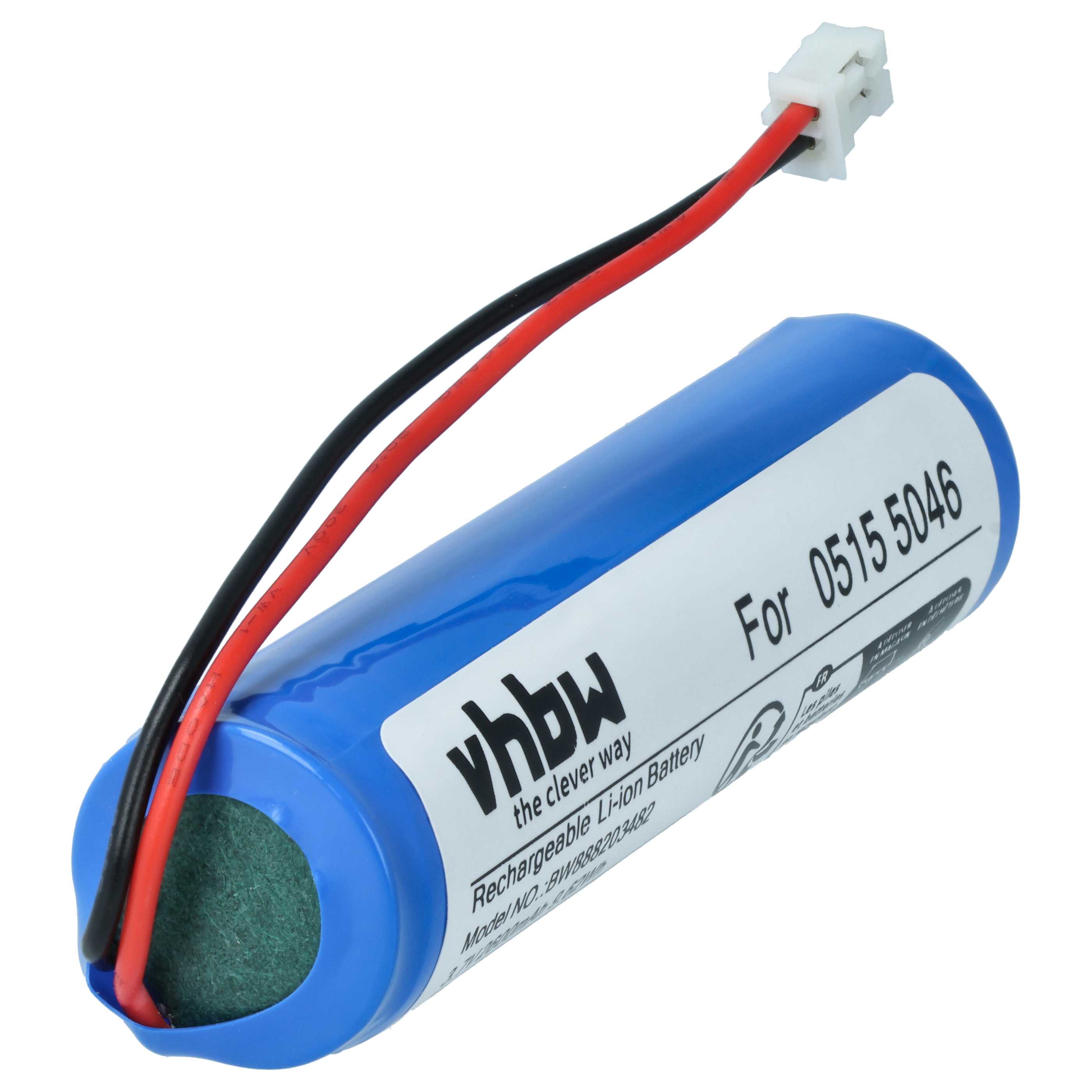 Messtechnik-Akku als Ersatz für Testo 0515 5046 für Testo - 2600mAh 3,7V Li-Ion