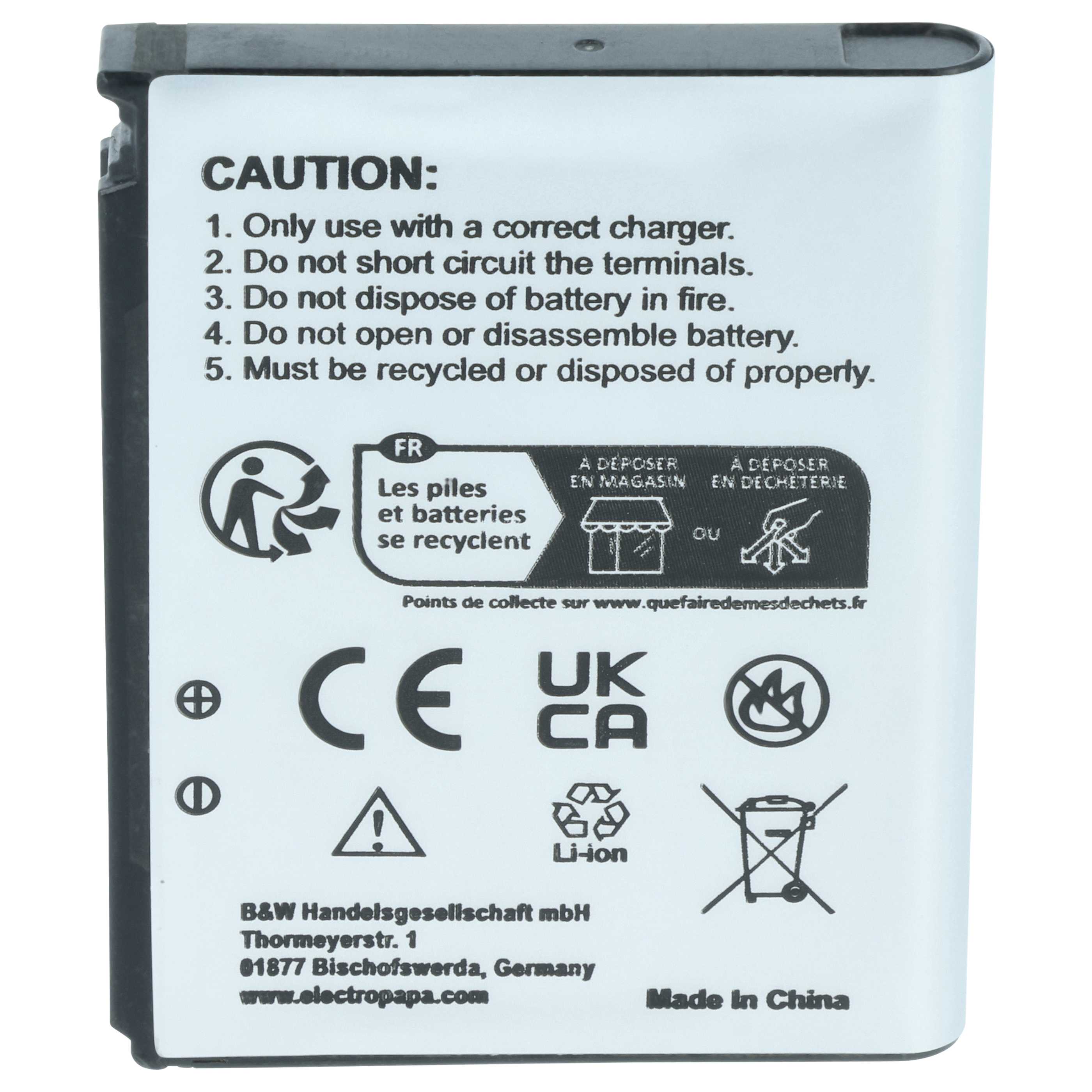 Akumulator do telefonu smartfona zamiennik Samsung AB653850CU, AB653850CE - 900 mAh 3,7 V Li-Ion