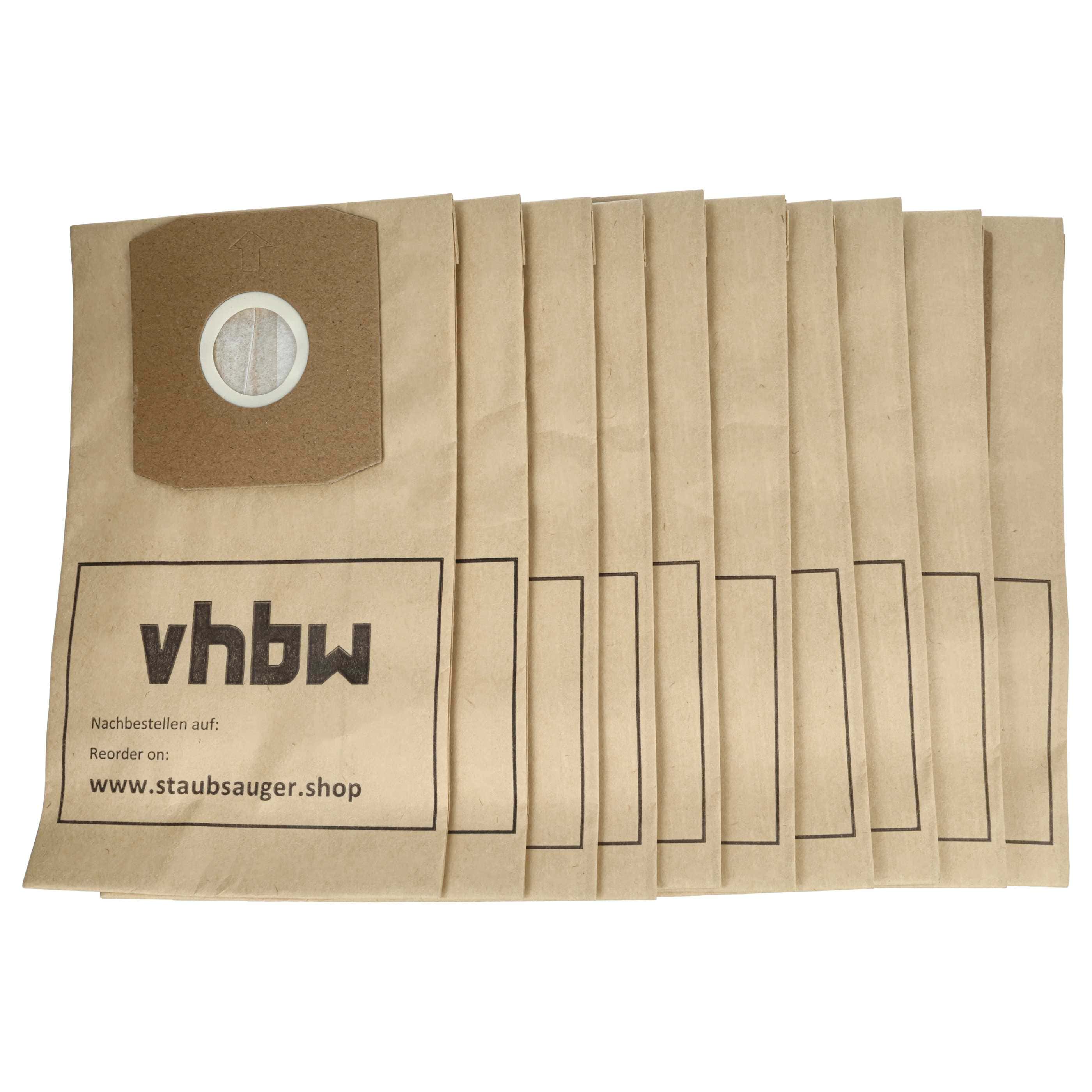 10x Sac remplace Daewoo SB200, SB80, SB70 pour aspirateur Thomas - papier
