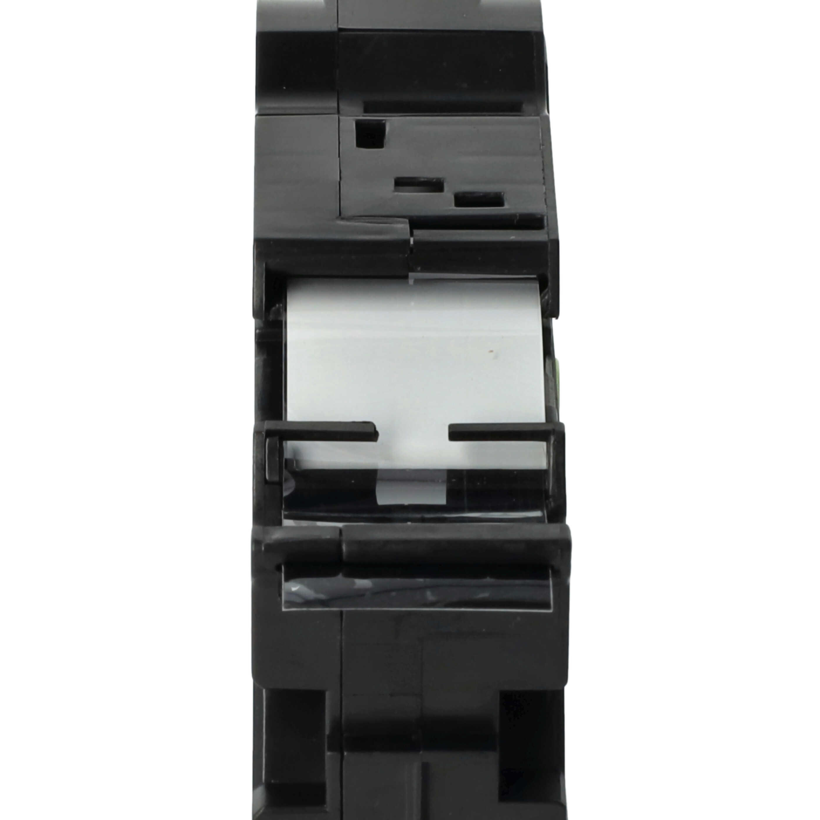 Cassette à ruban remplace Brother TZ-241, TZE-241 - 18mm lettrage Blanc ruban Noir