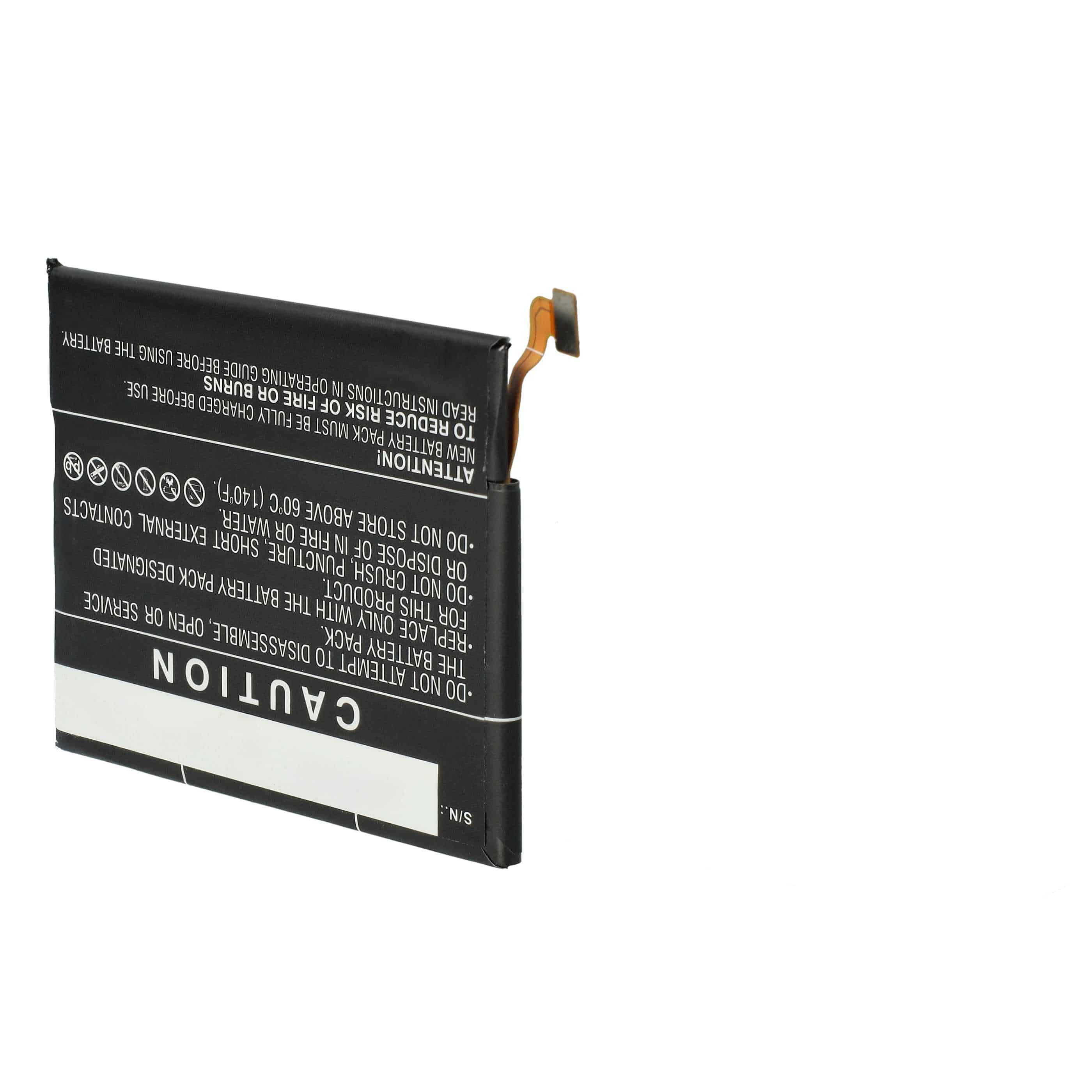 Batteria sostituisce TLP024C1, CAC2400011C1, C2400007C2 per cellulare Vodafone - 2400mAh 3,85V Li-Poly
