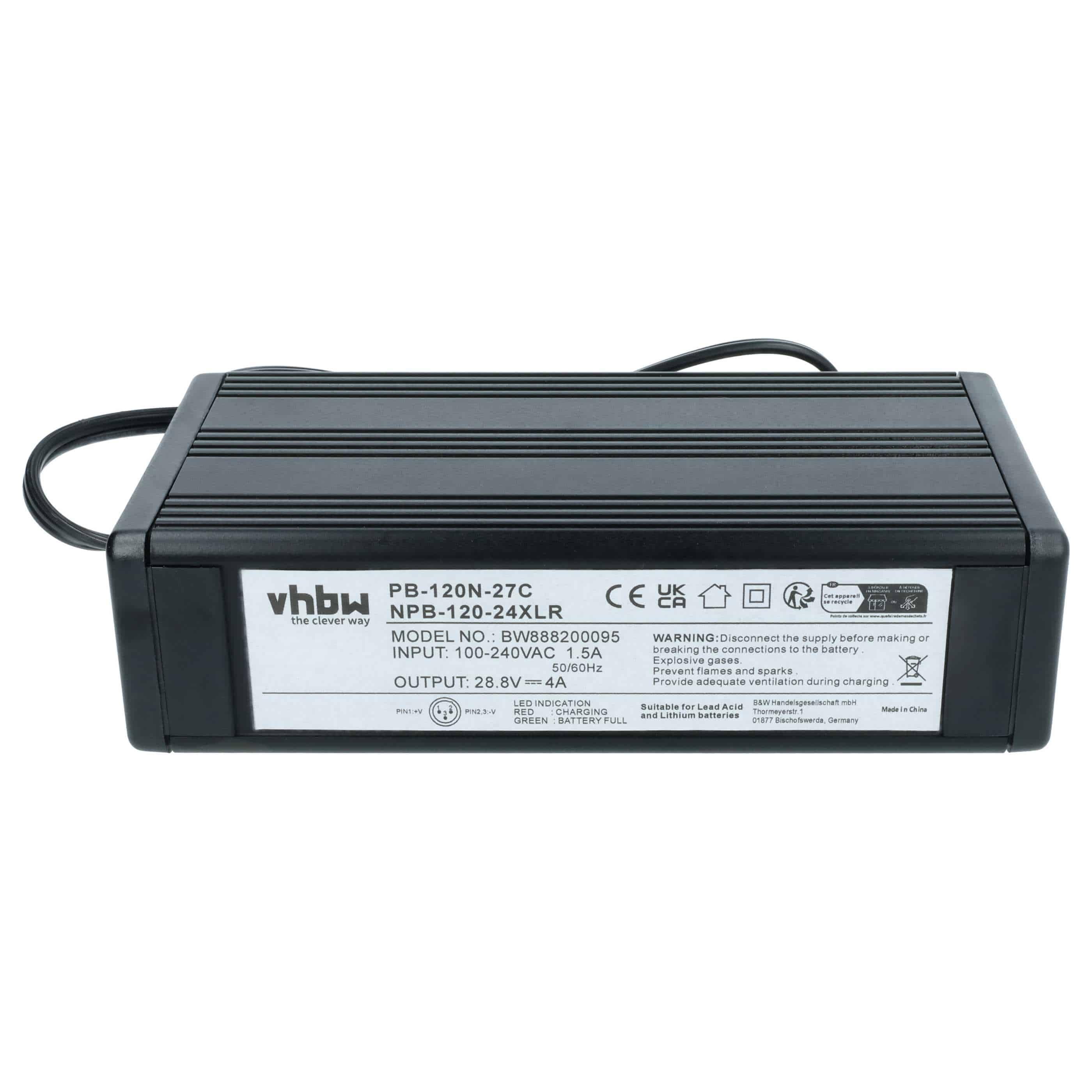 Charger replaces Meanwell OWA-60E-30ZCT for Ambrogio Battery-Powered Robot Lawn Mower Li-Ion Batteries (24V)