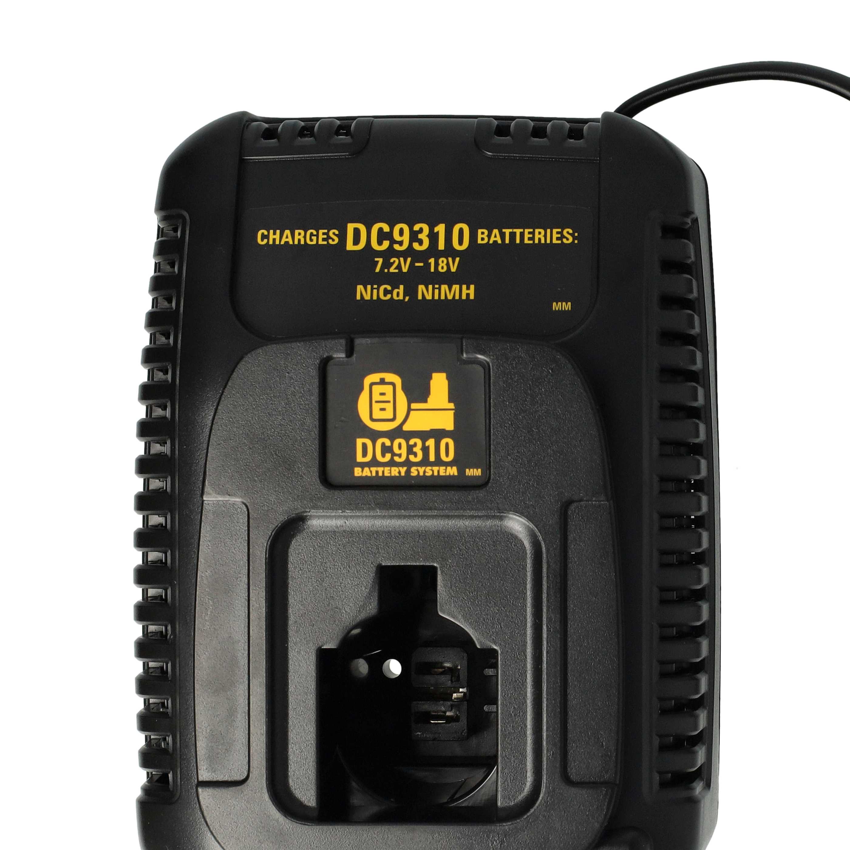 Cargador reemplaza Dewalt DC9310 para la batería de tus herramientas Dewalt - 21 V / 2 A