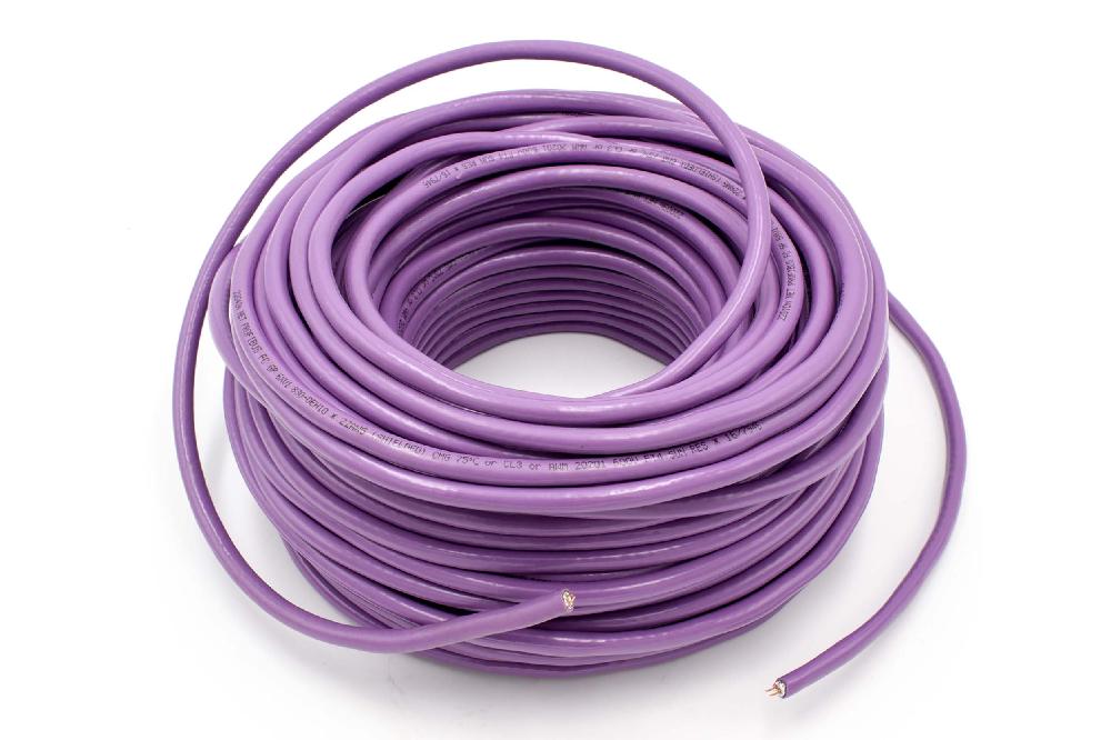 vhbw Installation Cable for Siemens Simatic System Network - Network Cable Purple, 100 m