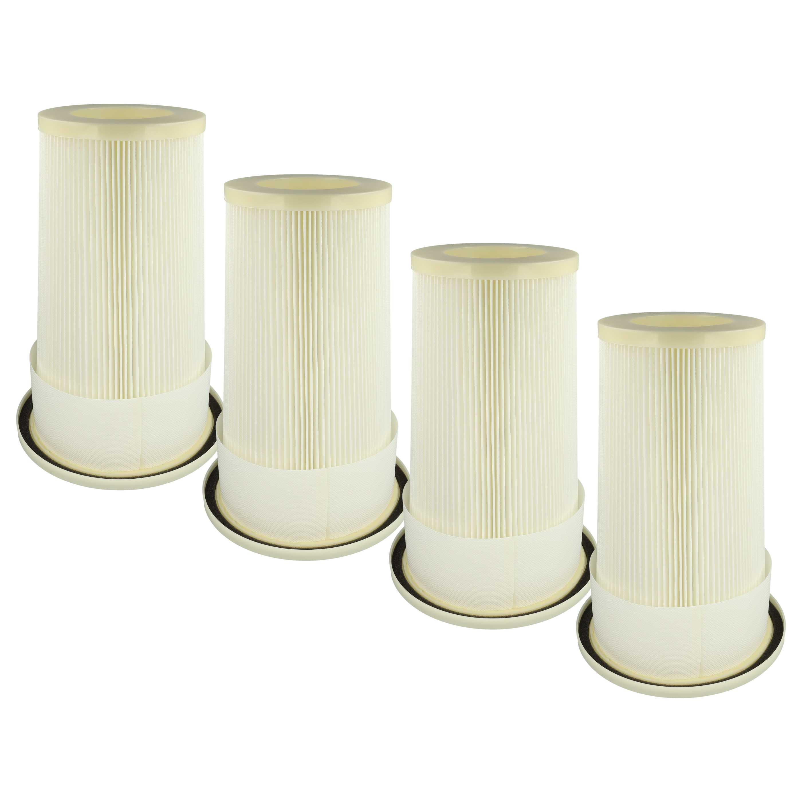 4x fine filter replaces Dustcontrol 42028 for Dustcontrol Vacuum Cleaner, white