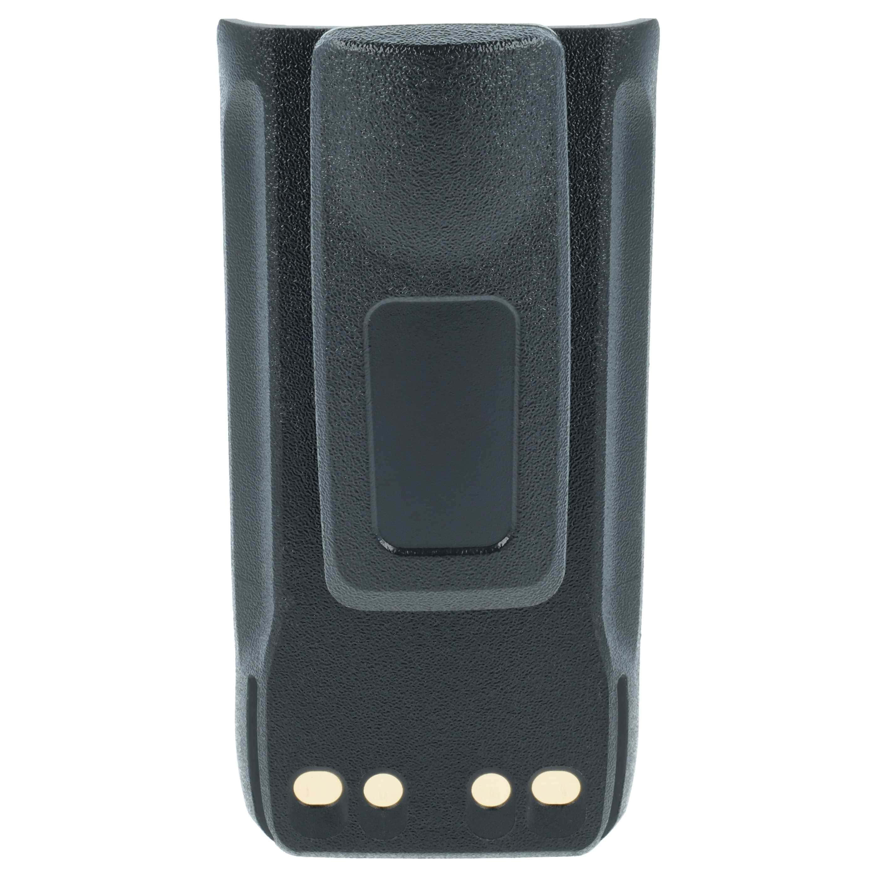 Radio Battery replaces Motorola PMNN4407A, PMNN4807, PMNN4807A, PMNN4407 - 2150 mAh 8.4 V Li-Ion + Belt Clip