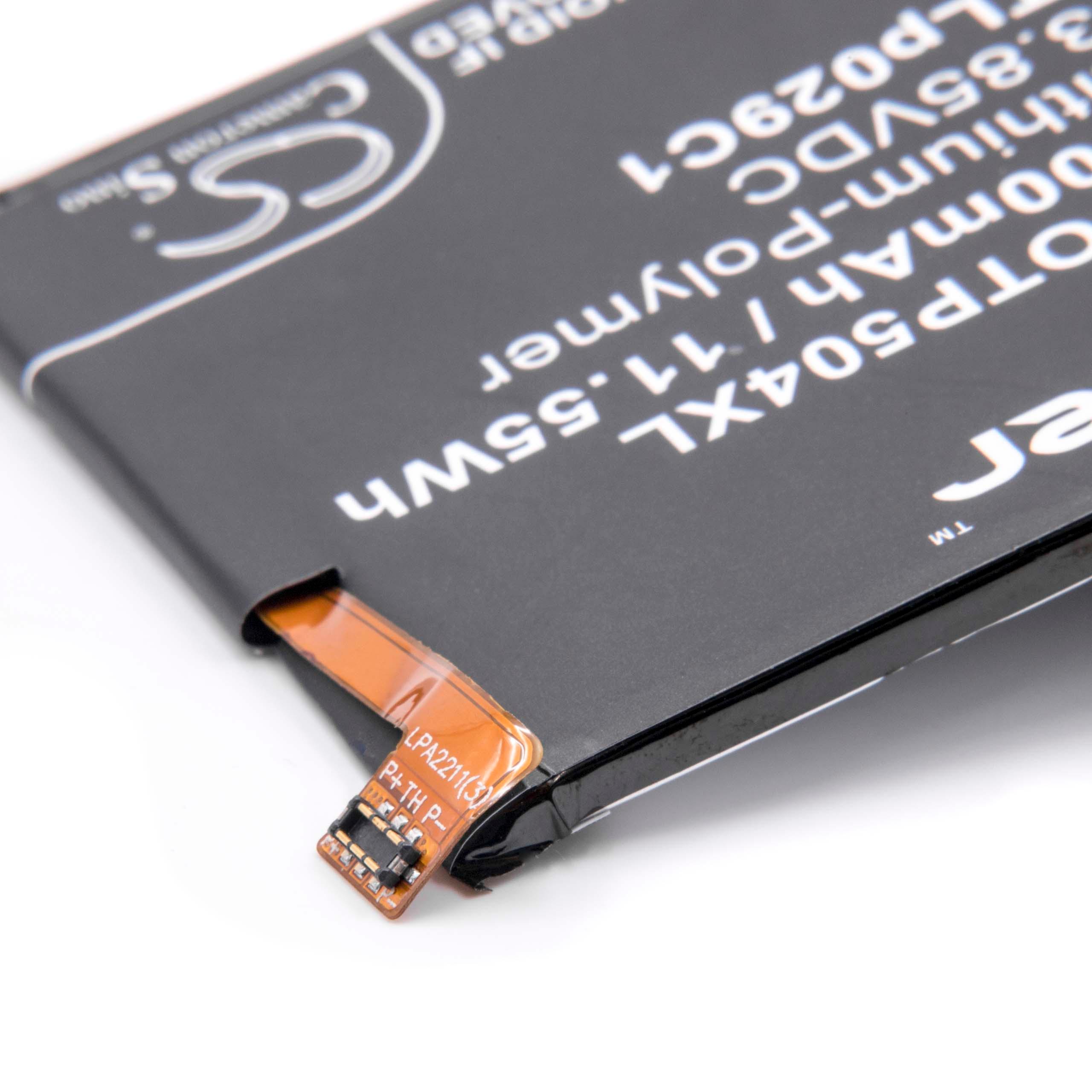 Batterie remplace Alcatel TLp029C1 pour téléphone portable - 3000mAh, 3,85V, Li-polymère