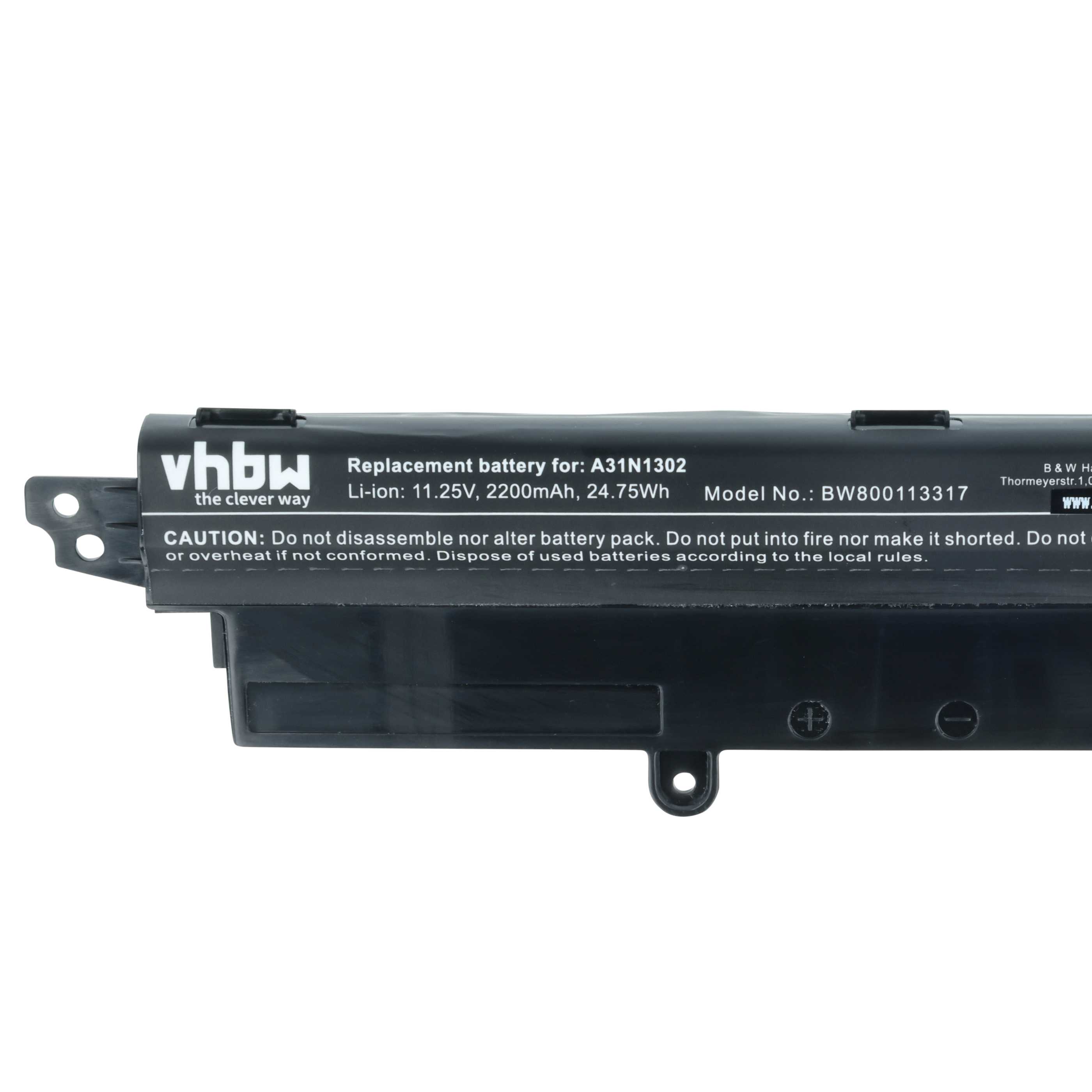 Akumulator do laptopa zamiennik Asus 1566-6868, 0B110-00240100E, A31LM9H - 2200 mAh 11,25 V Li-Ion, czarny