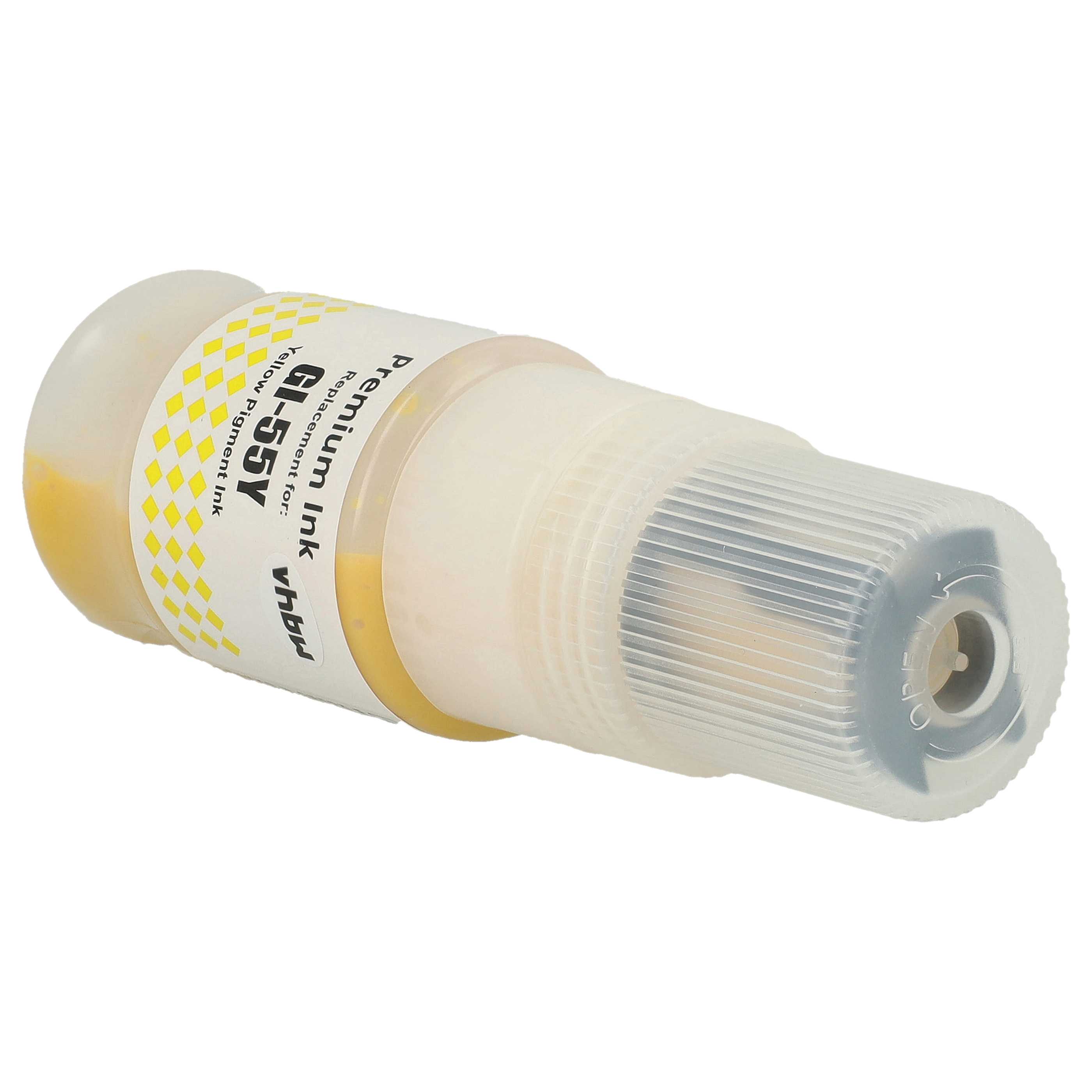 Nachfülltinte Gelb als Ersatz für Canon 6291C001, GI-55Y für Canon Drucker - Pigmentiert, 40ml