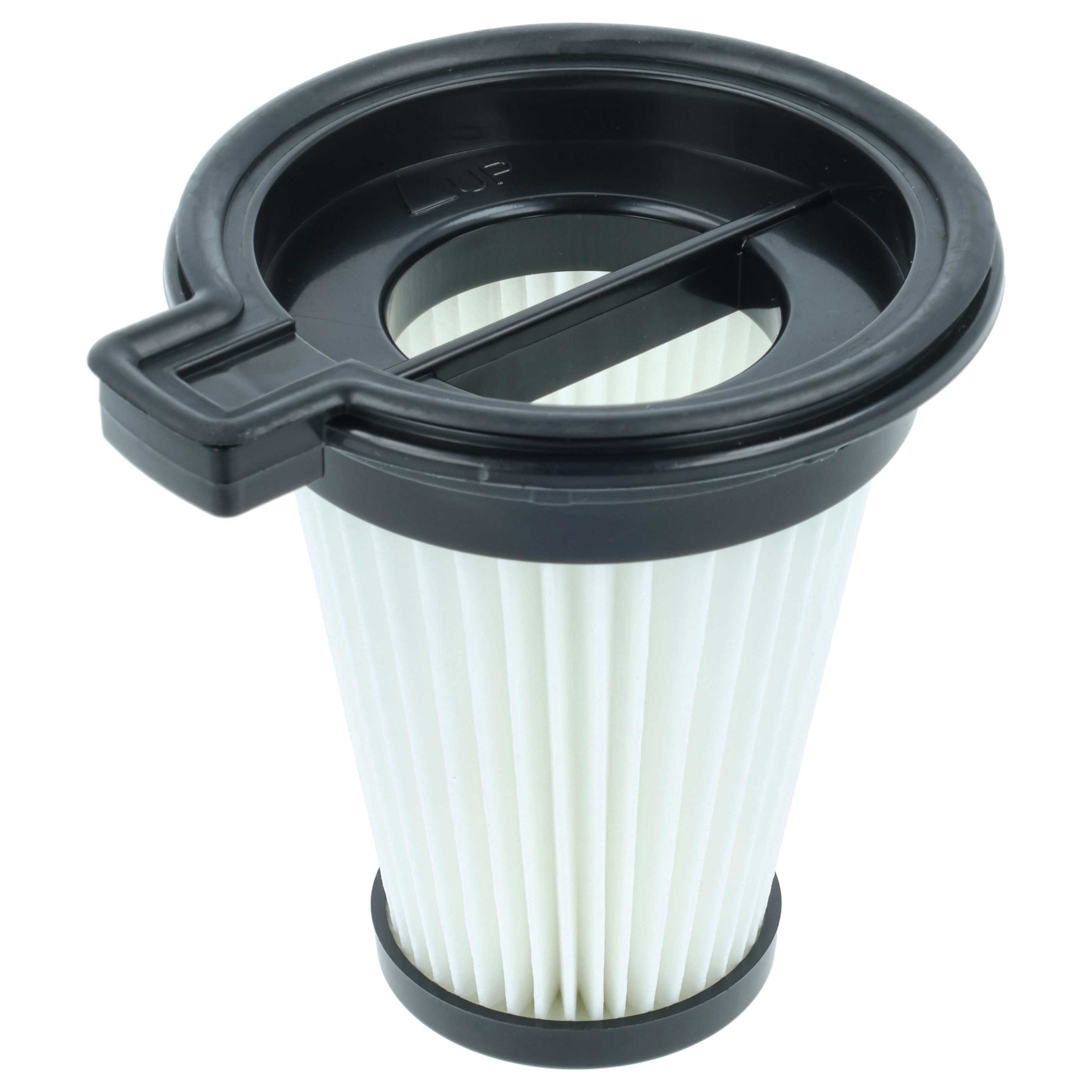 3x Filtercartridge filter replaces Beko 874236, 9178039181 for Grundig Vacuum Cleaner, black / white