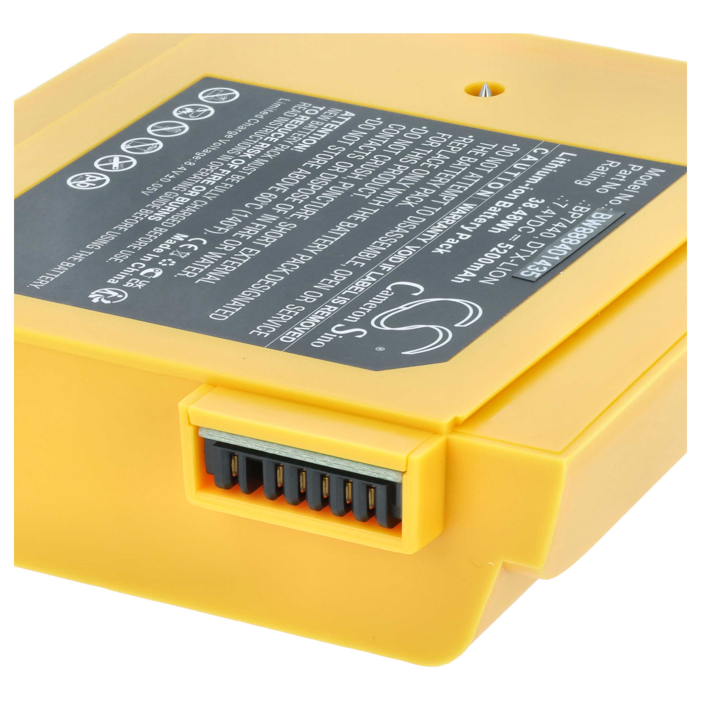 Messtechnik-Akku als Ersatz für Fluke DTX-LION, BP7440 für Fluke - 5200mAh 7,4V Li-Ion