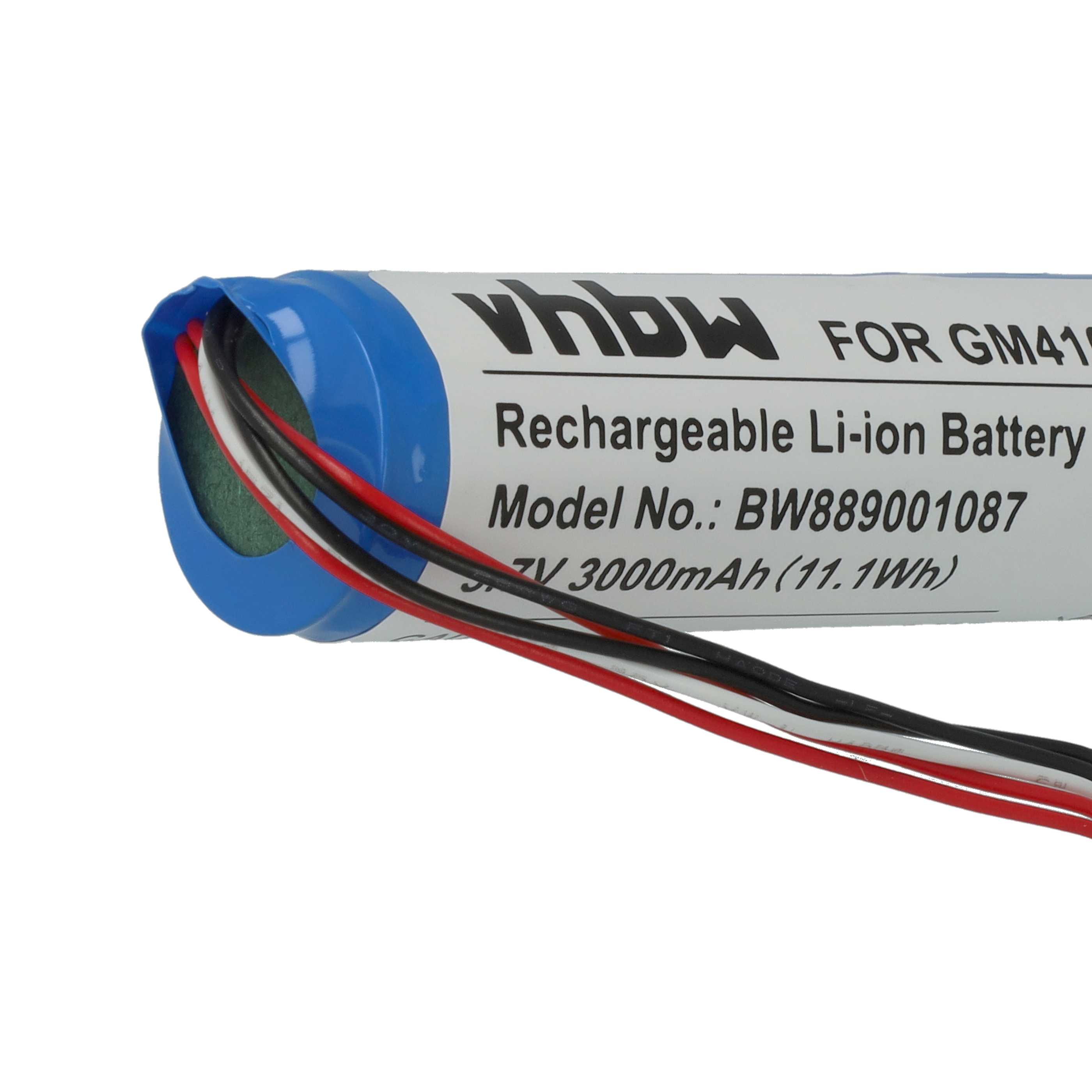 5x Batteria sostituisce Datalogic 128000894, BT-8 per barcode scanner Datalogic - 3000mAh 3,7V Li-Ion