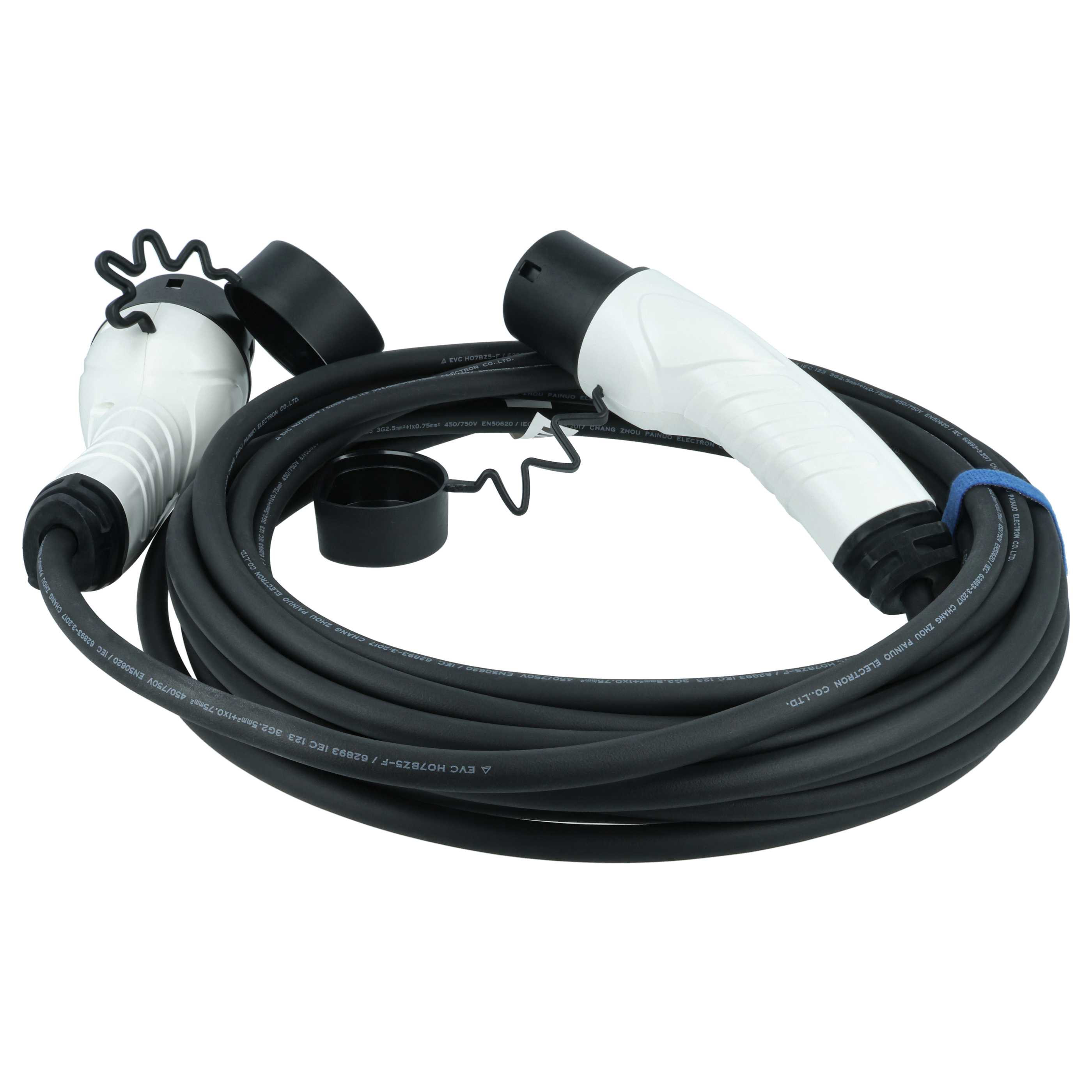 Charging Cable - Type 2 to Type 2 Cable, Single-Phase, 16 A, 3.5 kW, 10 m