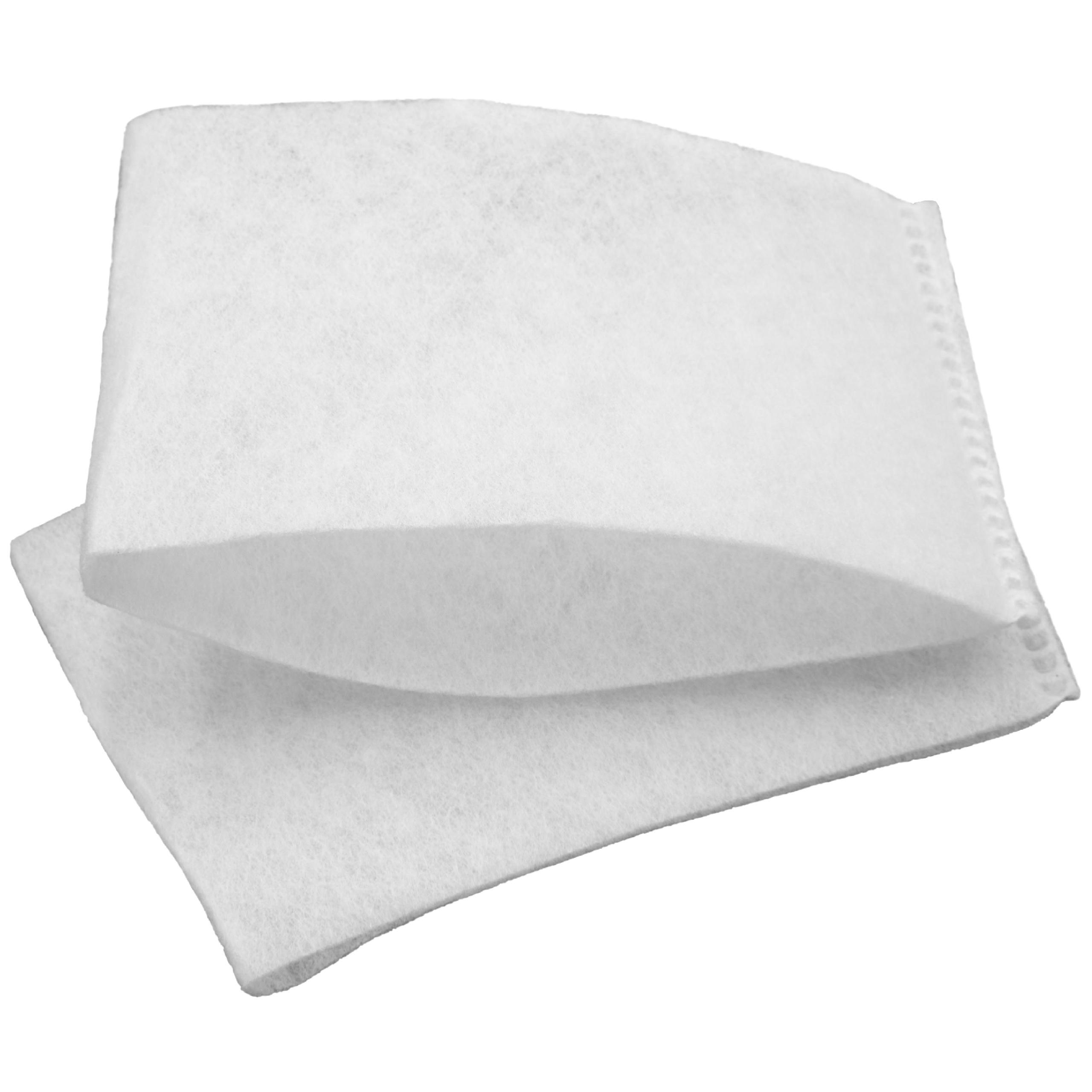 Set 2x Filter Sleeves replaces Dirt Devil 2725077 for Dirt Devil Vacuum Cleaner - Filter Protection White