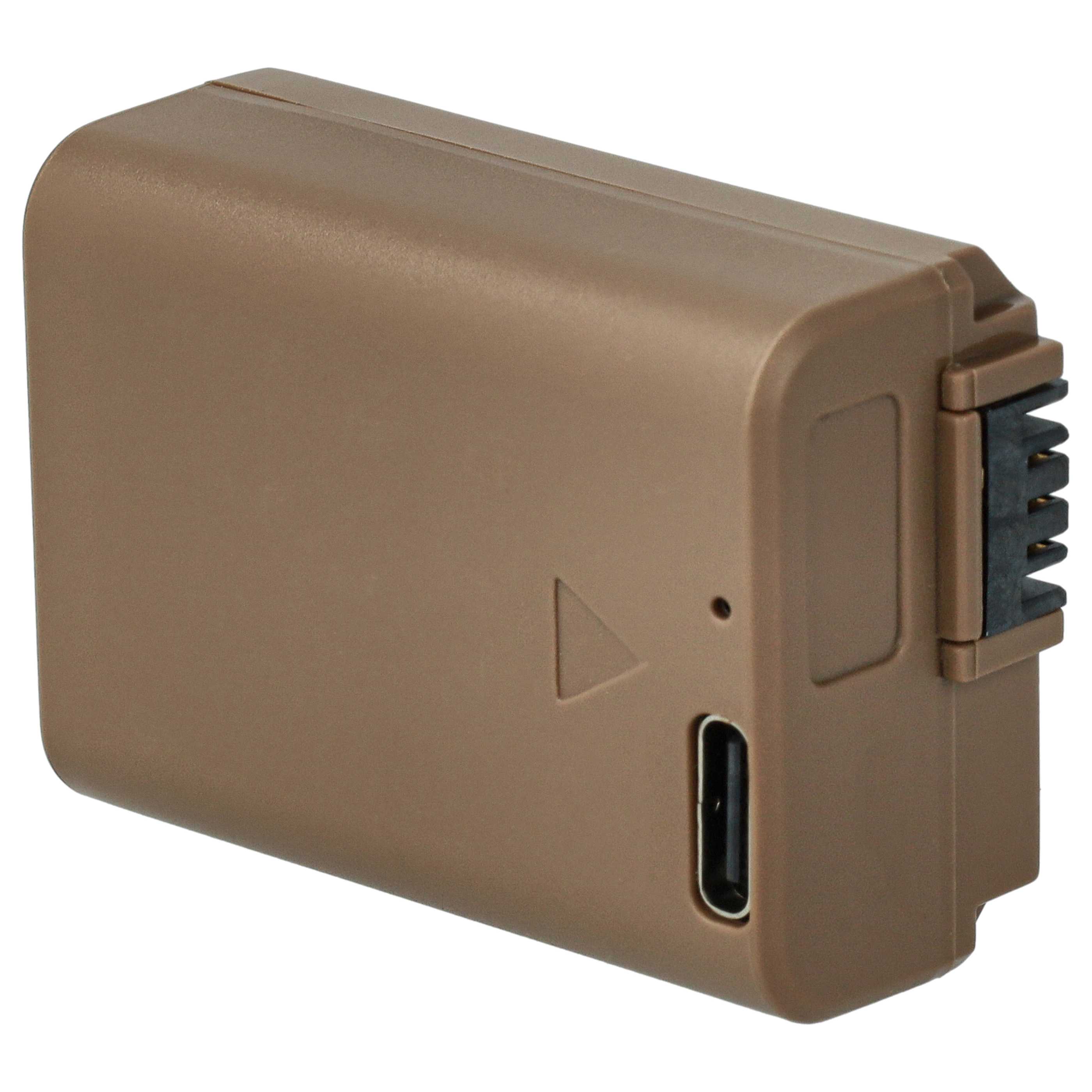 Akumulator do aparatu cyfrowego zamiennik Sony NP-FW50 - 900 mAh 7,4 V Li-Ion z chipem, z portem USB-C