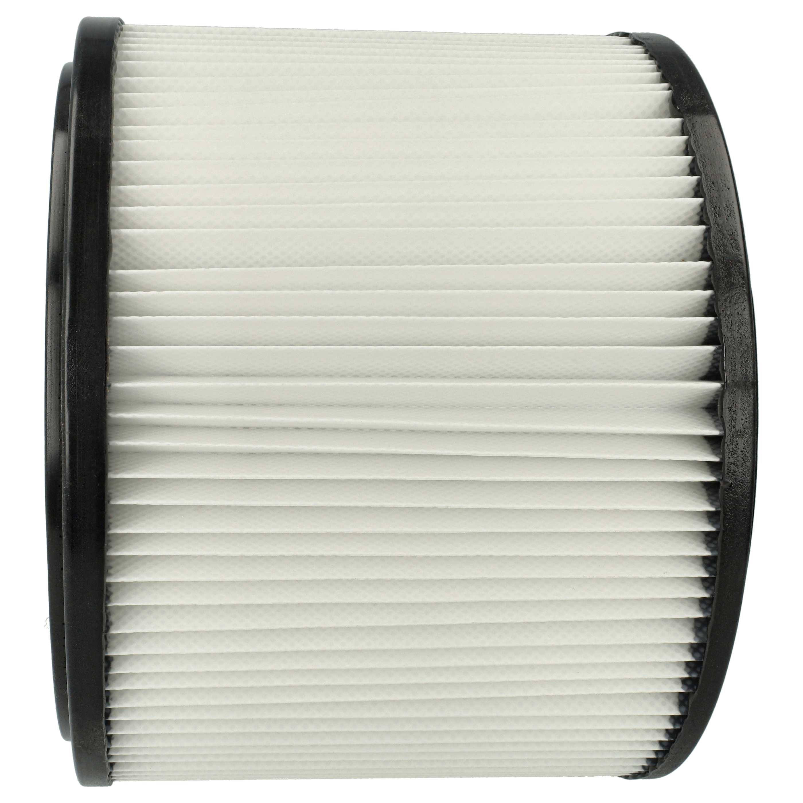 4x Filtercartridge filter replaces Starmix FPP 5000 HEPA WS, 460475 for Starmix Vacuum Cleaner, black / white