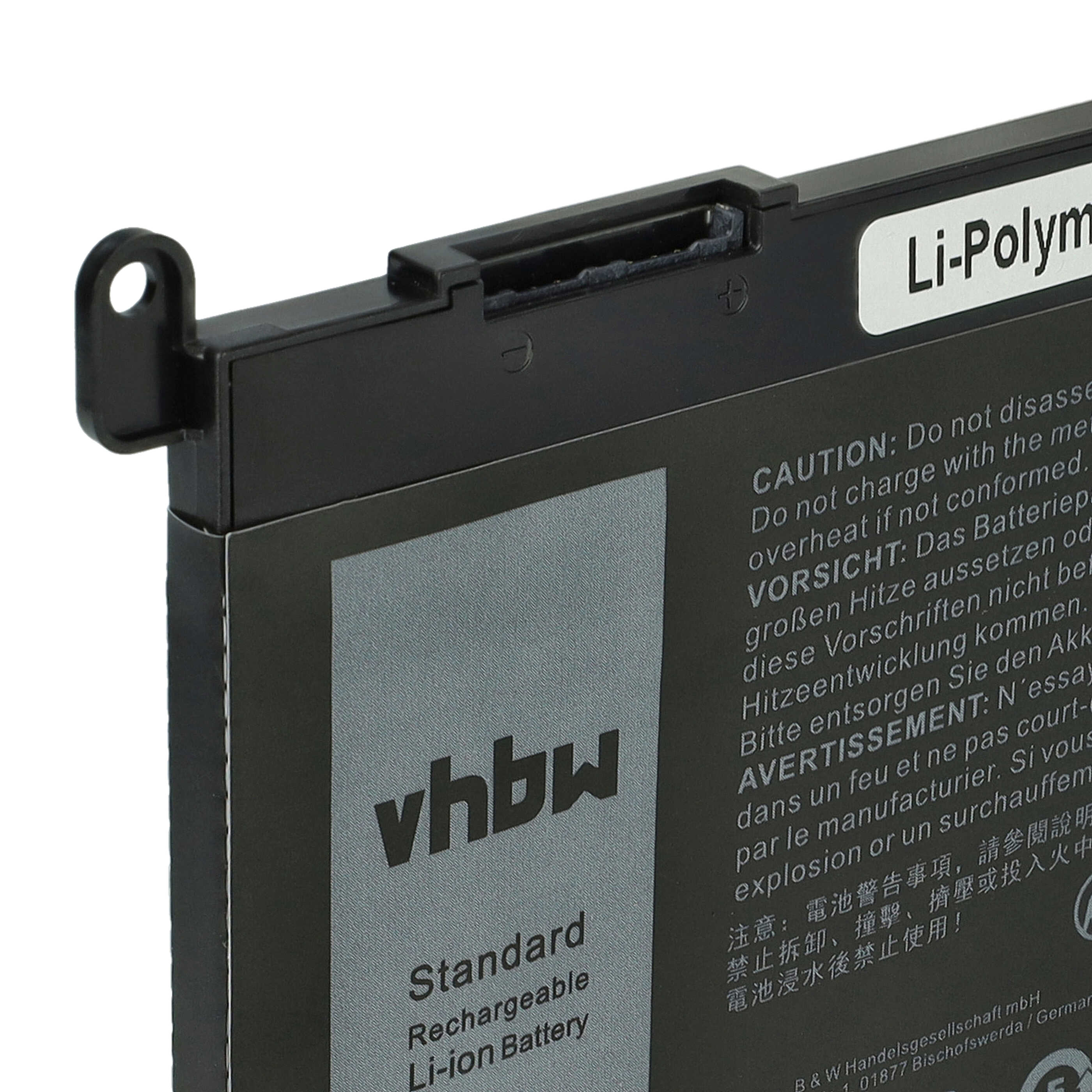 Notebook Battery Replacement for Dell 9W9MX, 3CRH3, 1VX1H, 17368-0027, 0WDX0R - 3650mAh 11.4V Li-polymer