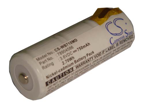Batterie remplace 78904586 pour appareil médical - 750mAh 3,6V NiCd