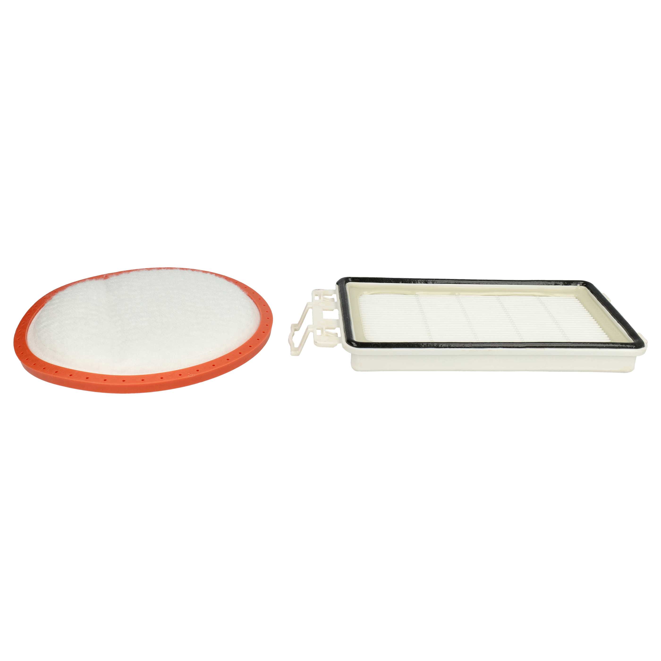 2x Filter Set replaces Dirt Devil 5510001 for Dirt Devil Vacuum Cleaner - Vacuum Cleaner Filter Set
