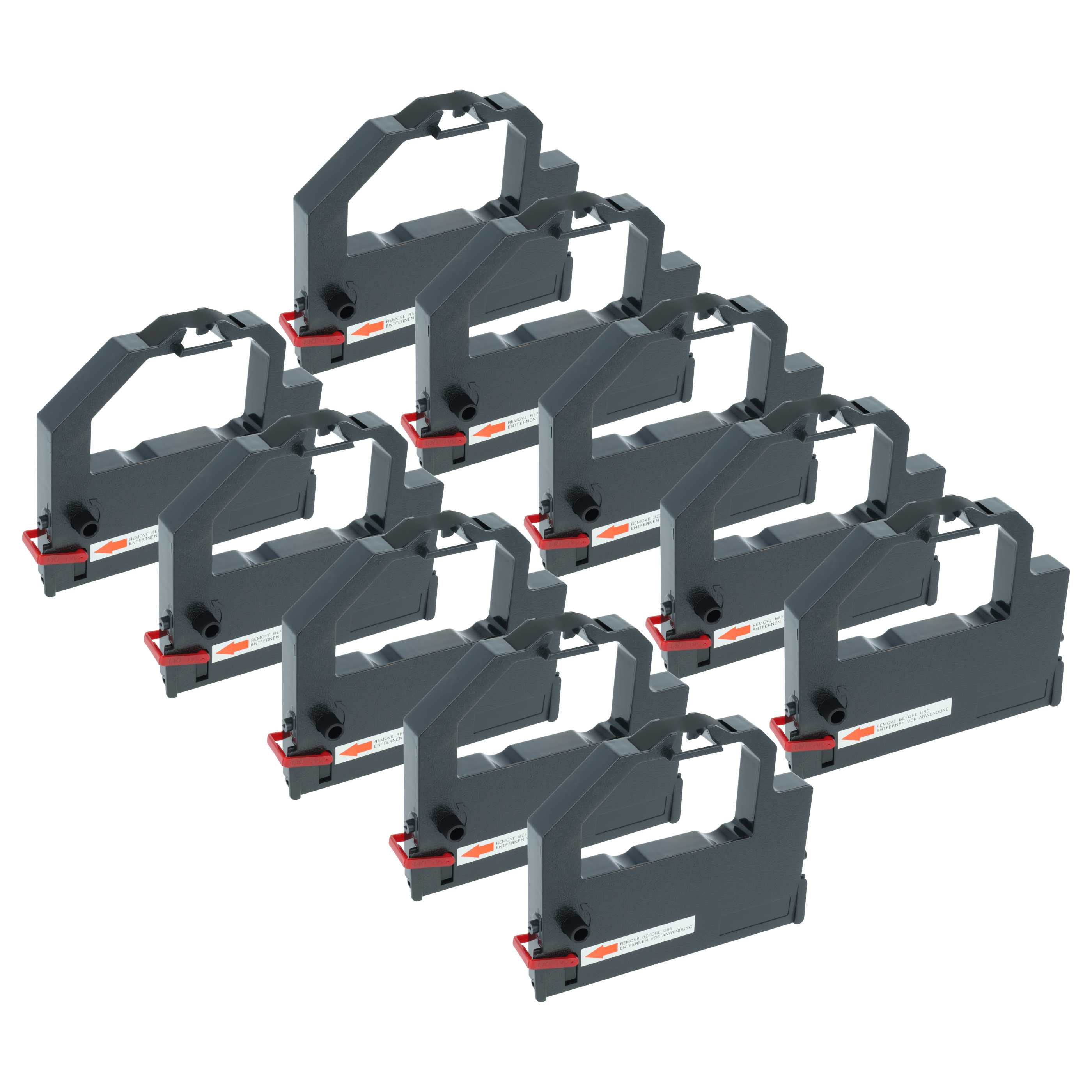 10x Ink Ribbon replaces 50023284 for Telenorma Dot Matrix, Receipt Printer etc. - Black