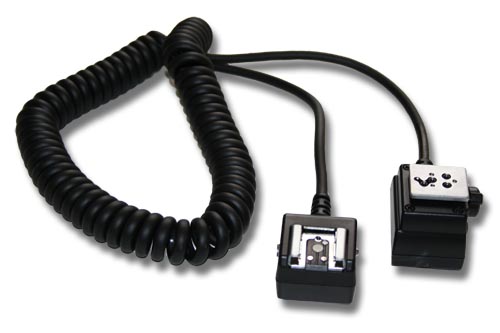 TTL Blitz-Schuh-Kabel, Synchronkabel passend für Nikon D70 Kamera