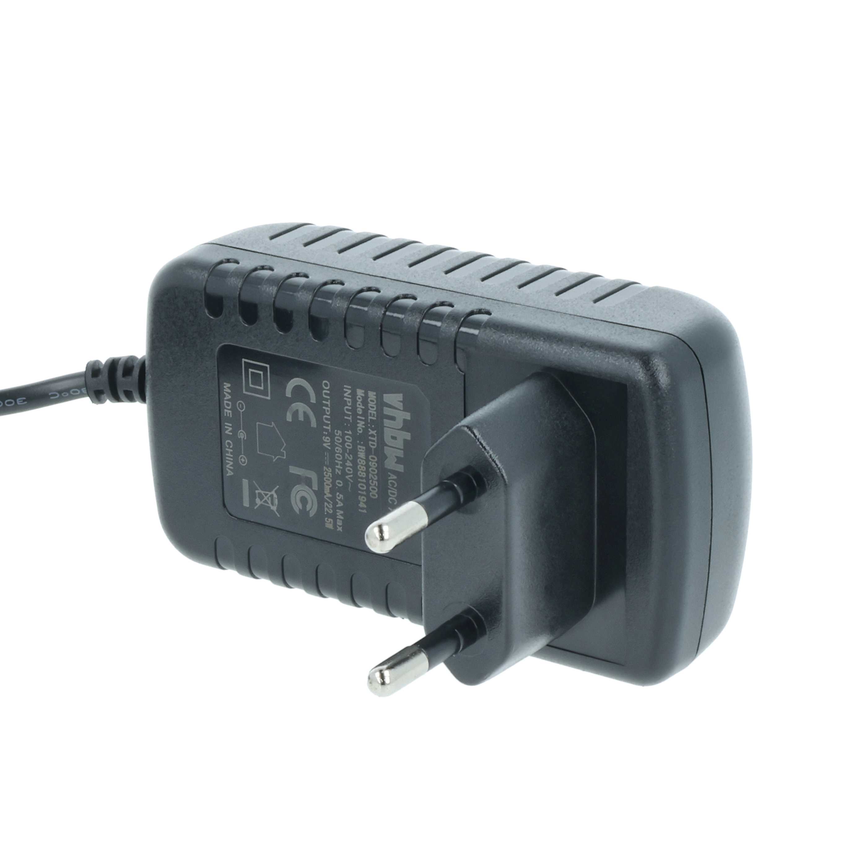 Alimentatore sostituisce MyVolts CC252MU per tastiera digitale, pianola Technics - 11 cm