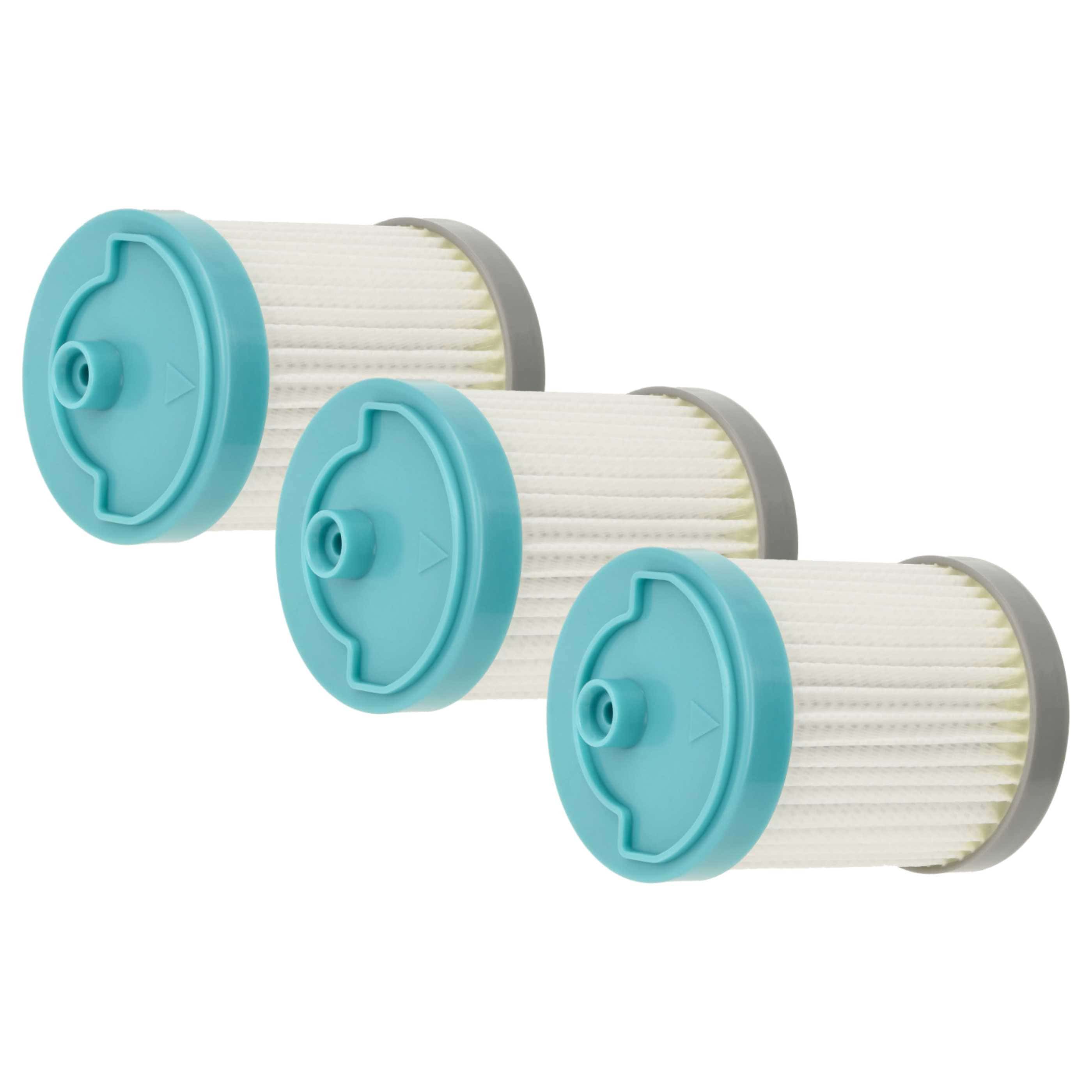 3x Filtermotor HEPA filter replaces Grundig 9178016968 for Grundig Vacuum Cleaner, 4.7 x 7.1 cm