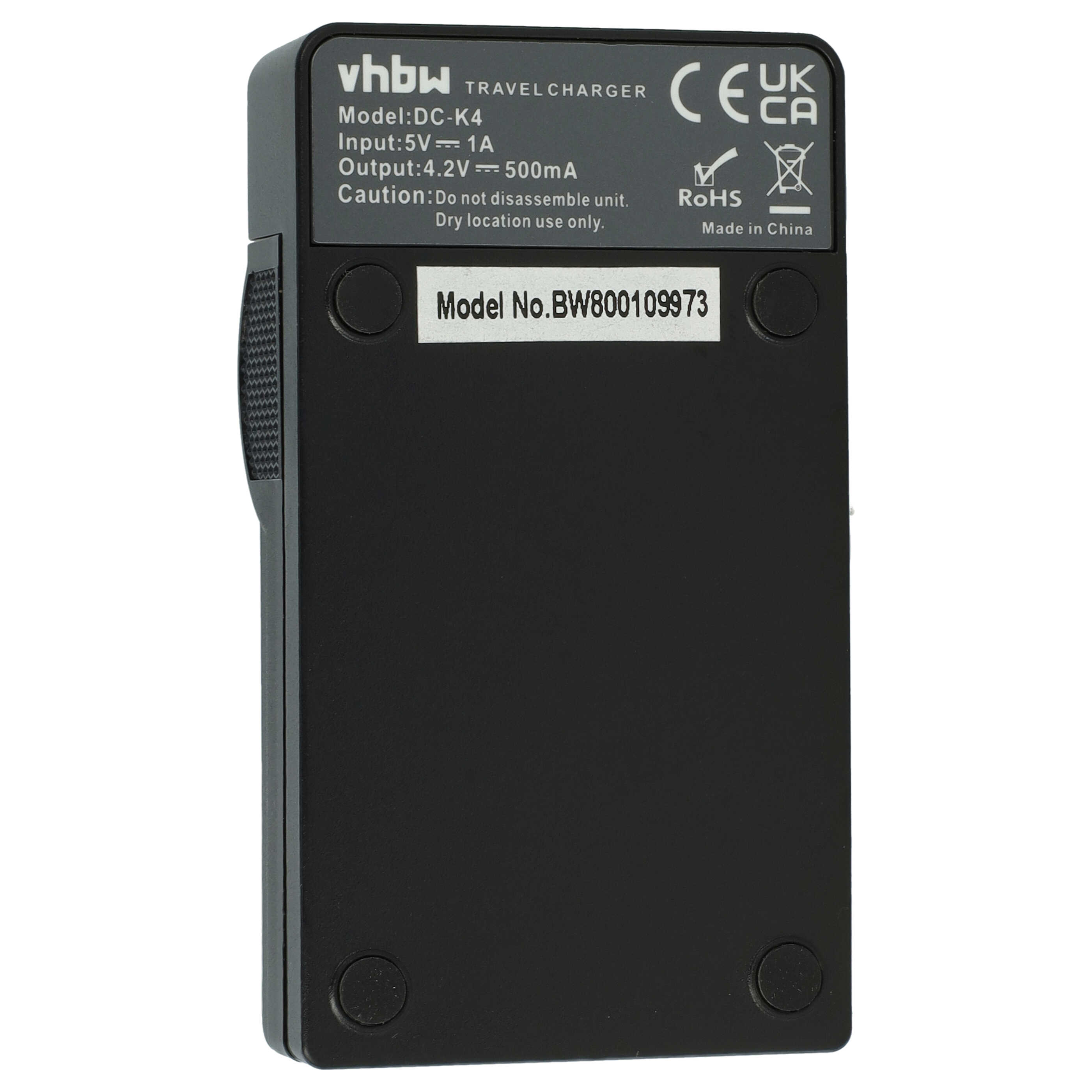 Battery Charger suitable for Canon NB-12L Camera etc. - 0.5 A, 4.2 V