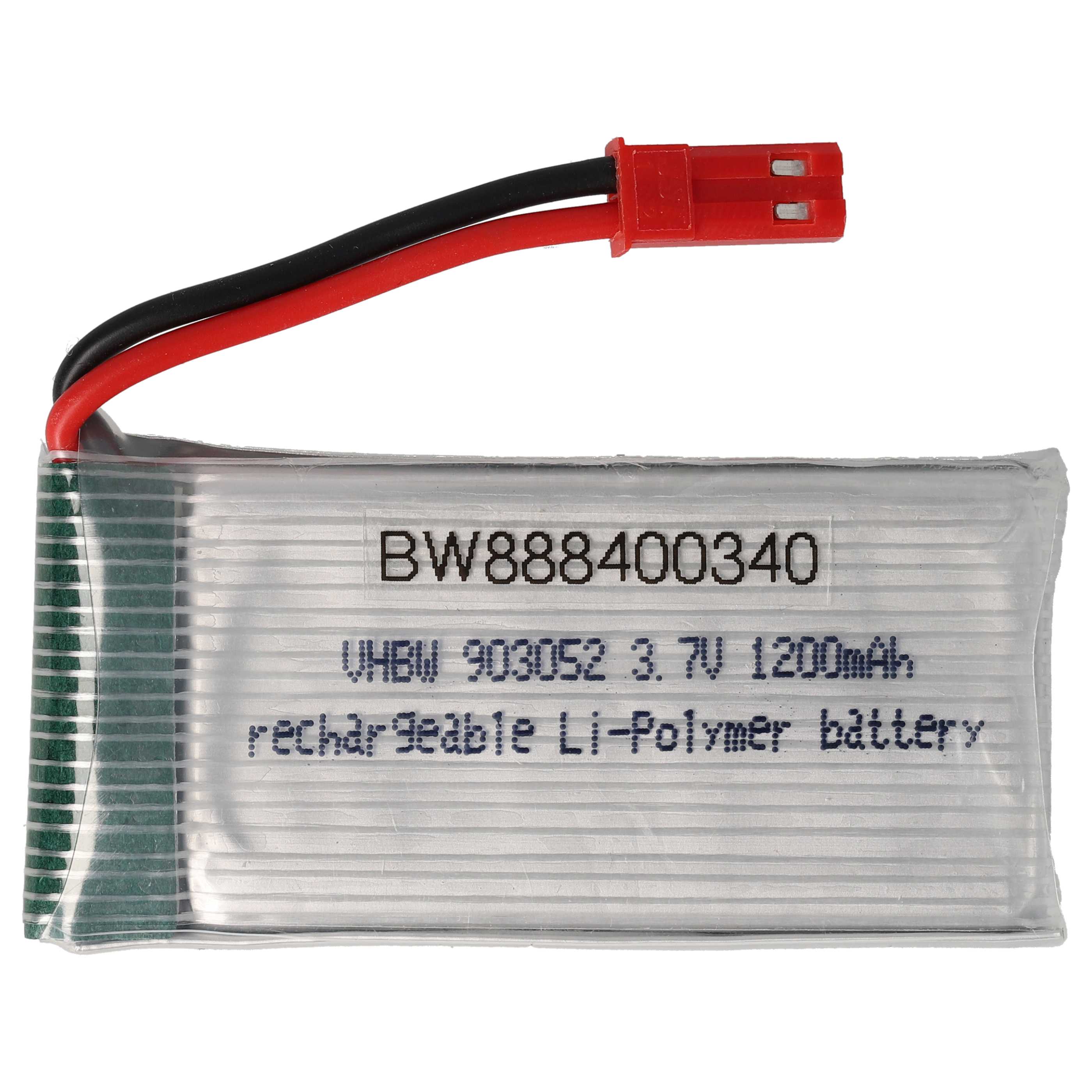 Batterie modèle radio-télécommandé - 1200mAh 3,7V Li-polymère, BEC