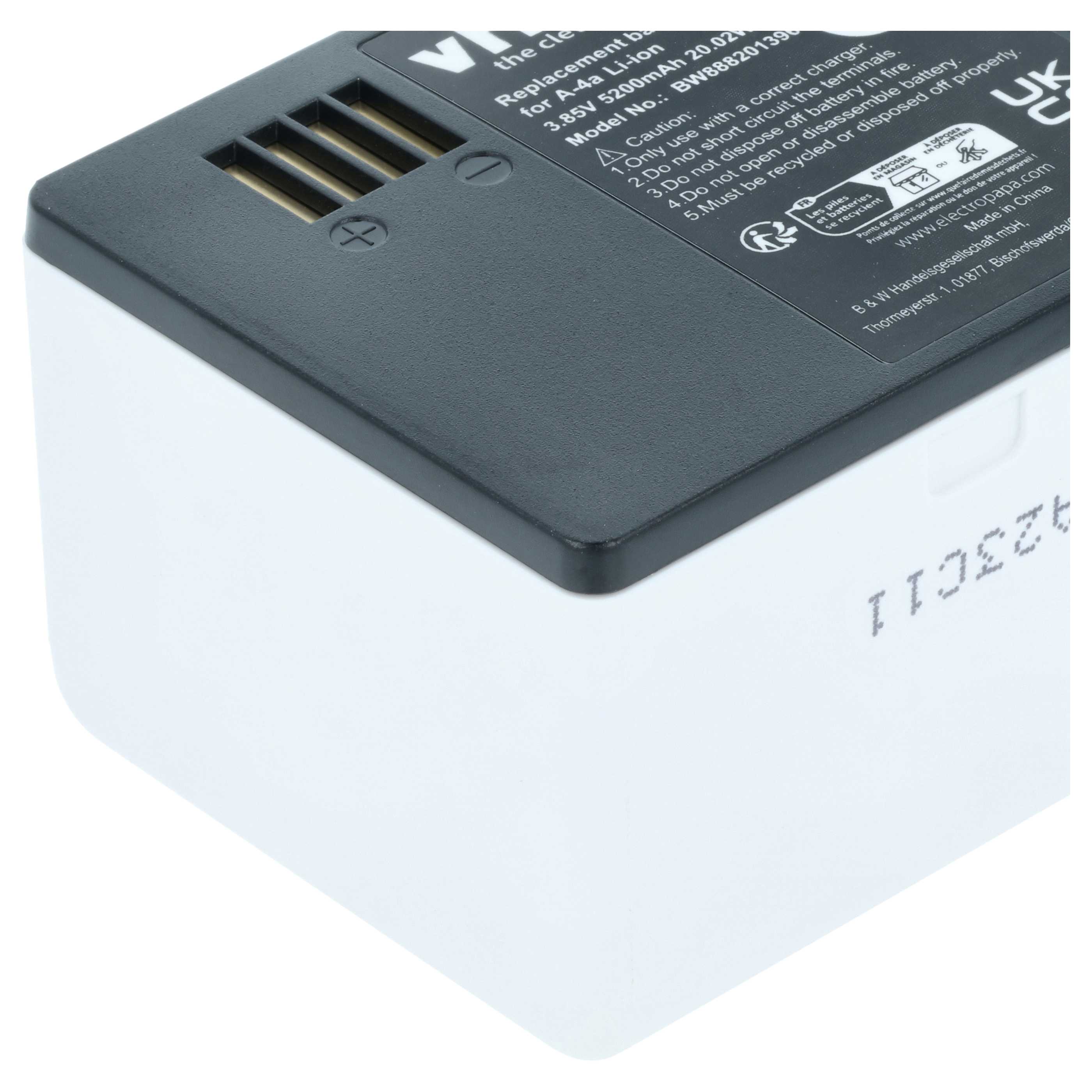 Security Camera 2x Battery replaces Arlo 308-1070-01, 308-50012-01, 308-10069-01 - 5200 mAh 3.85 V Li-Ion