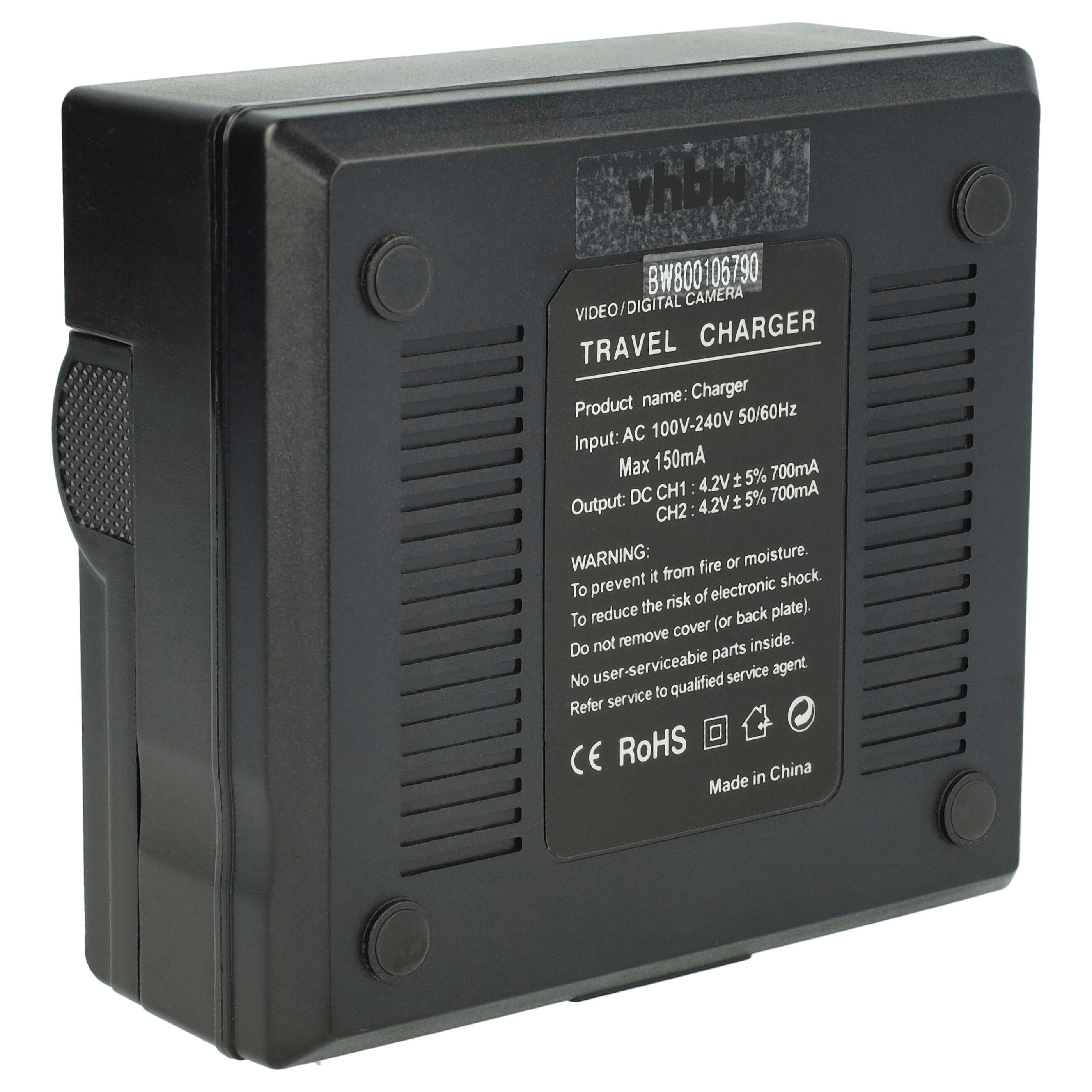 Battery Charger suitable for Fujifilm Digital Camera - 0.5 / 0.9 A, 4.2/8.4 V