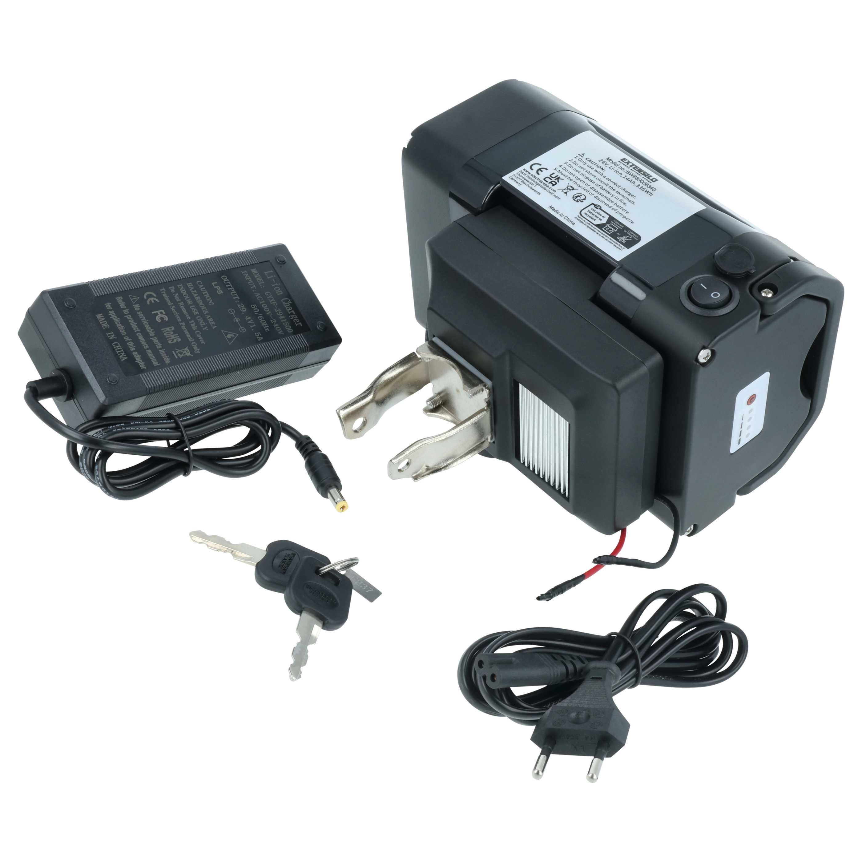 Batteria per e-bike AVE, BBF, Bergamonte Summerville, Bergsieger, Böttcher, ElFei Longtravel, LeonCycle, Porta