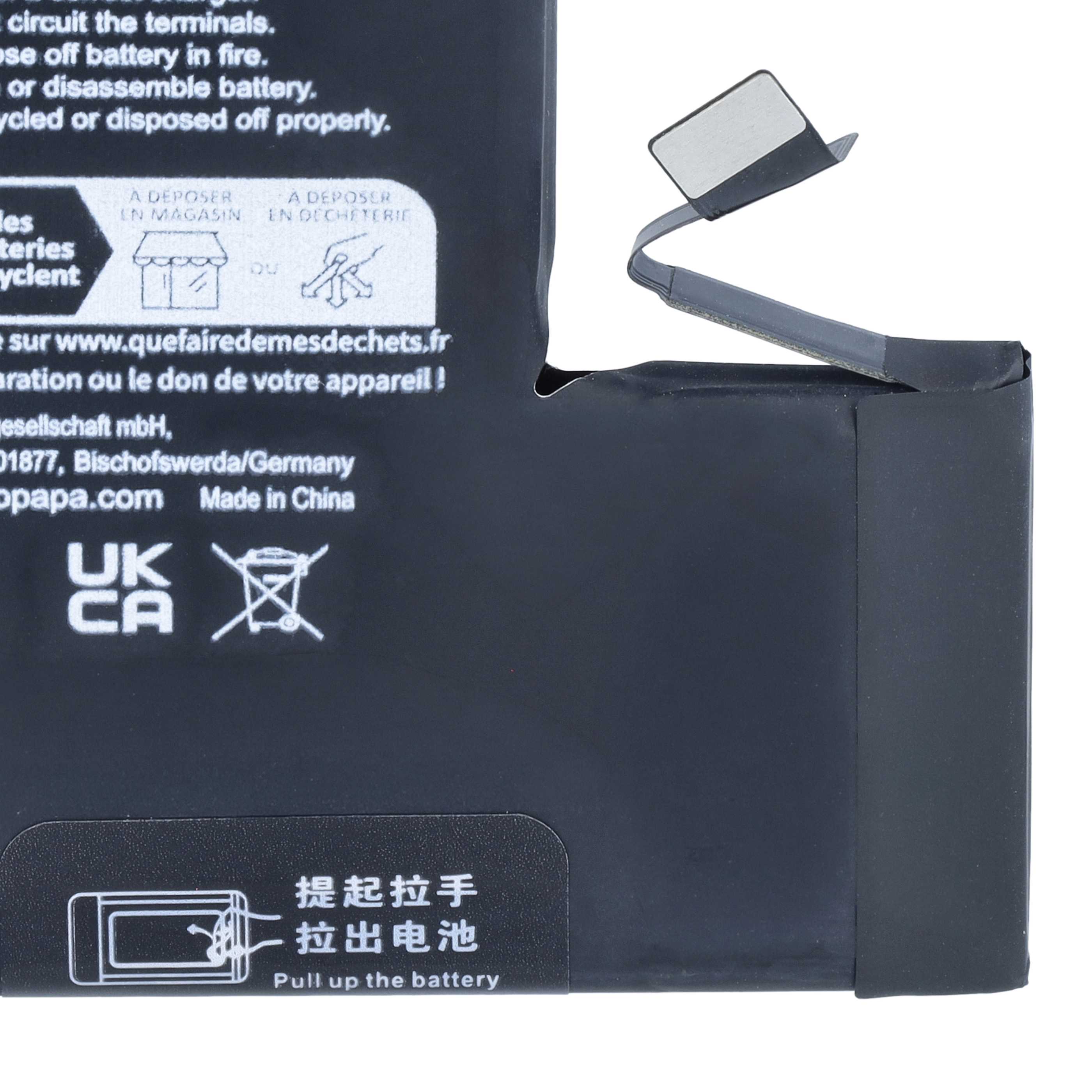 Akku als Ersatz für Apple 103CS, 2203B für Apple - 3582mAh 4,5V Li-Polymer