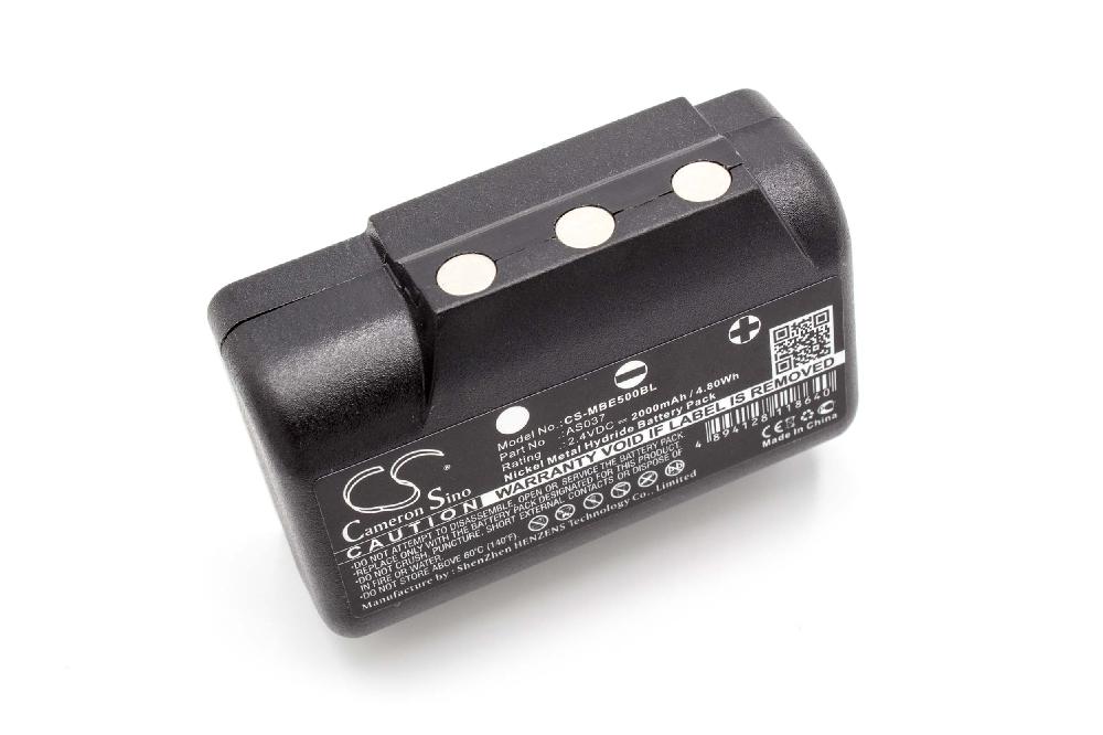 Akumulator do zdalnego sterowania zamiennik IMET AS037, WBH04.965 - 2000 mAh 2,4 V NiMH