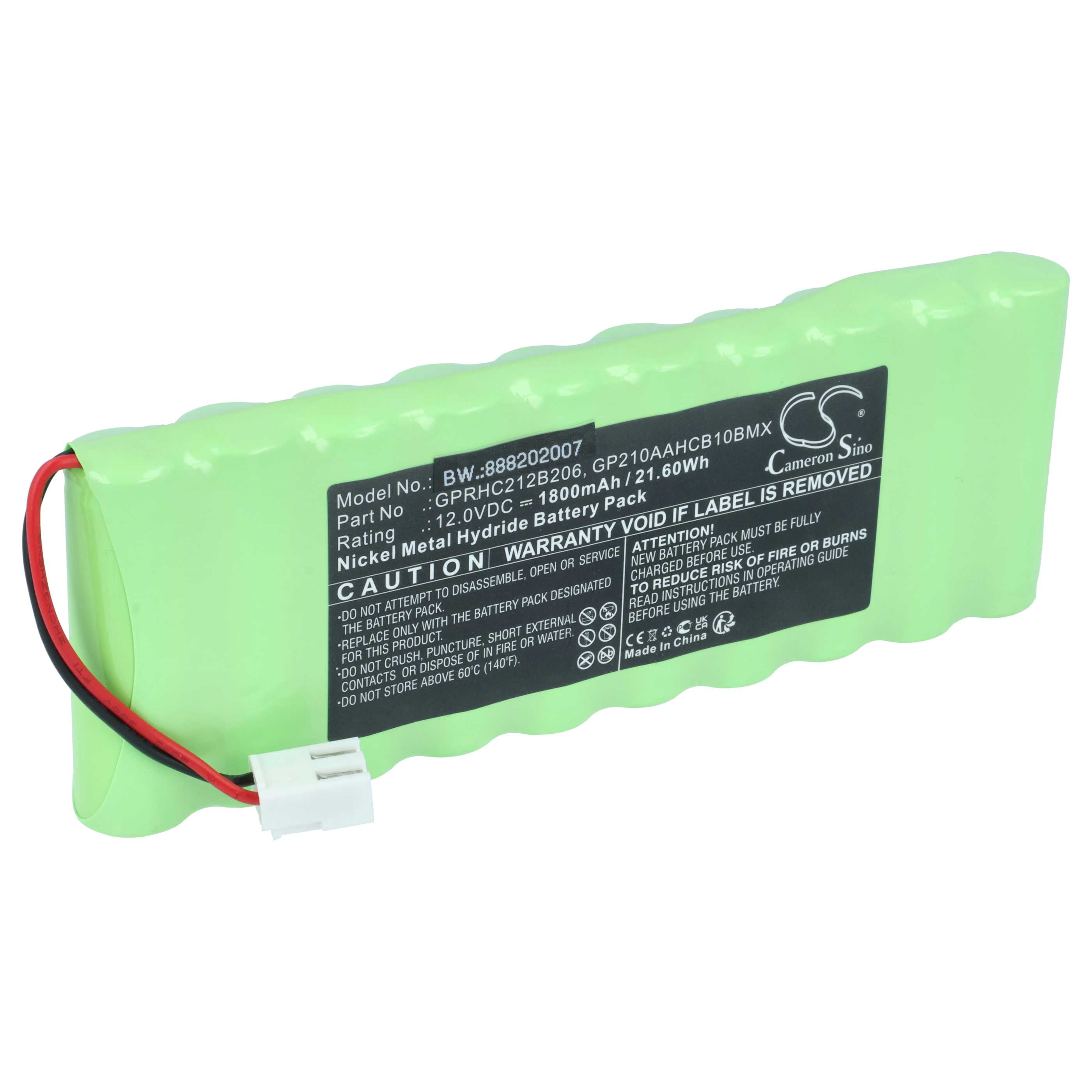 Sliding Gate Operator Battery replaces Ansmann 2412-3011 - 1800 mAh 12 V NiMH