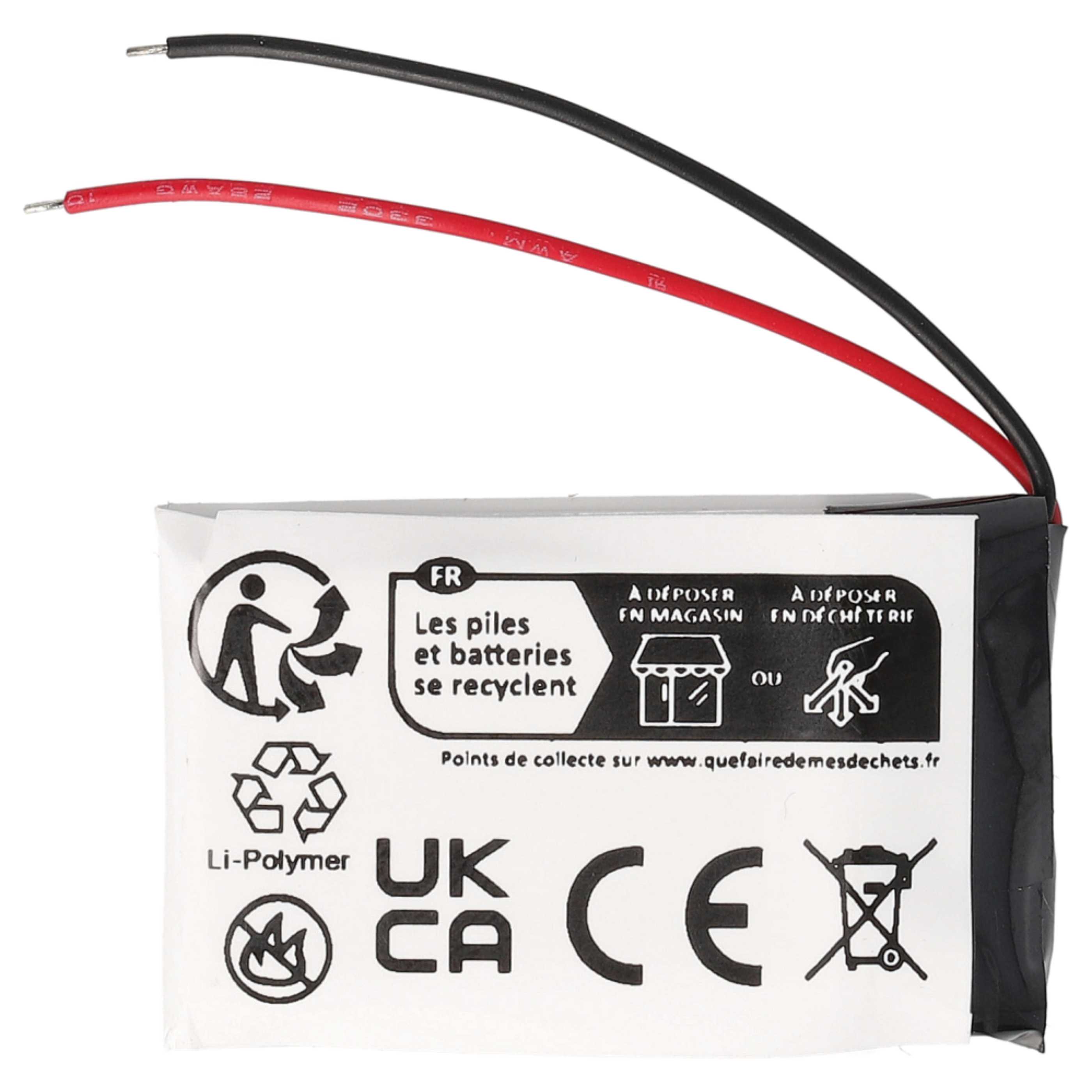 5x Akumulator do słuchawek bezprzewodowych zamiennik AHB5-2229PS - 250 mAh 3,7 V LiPo