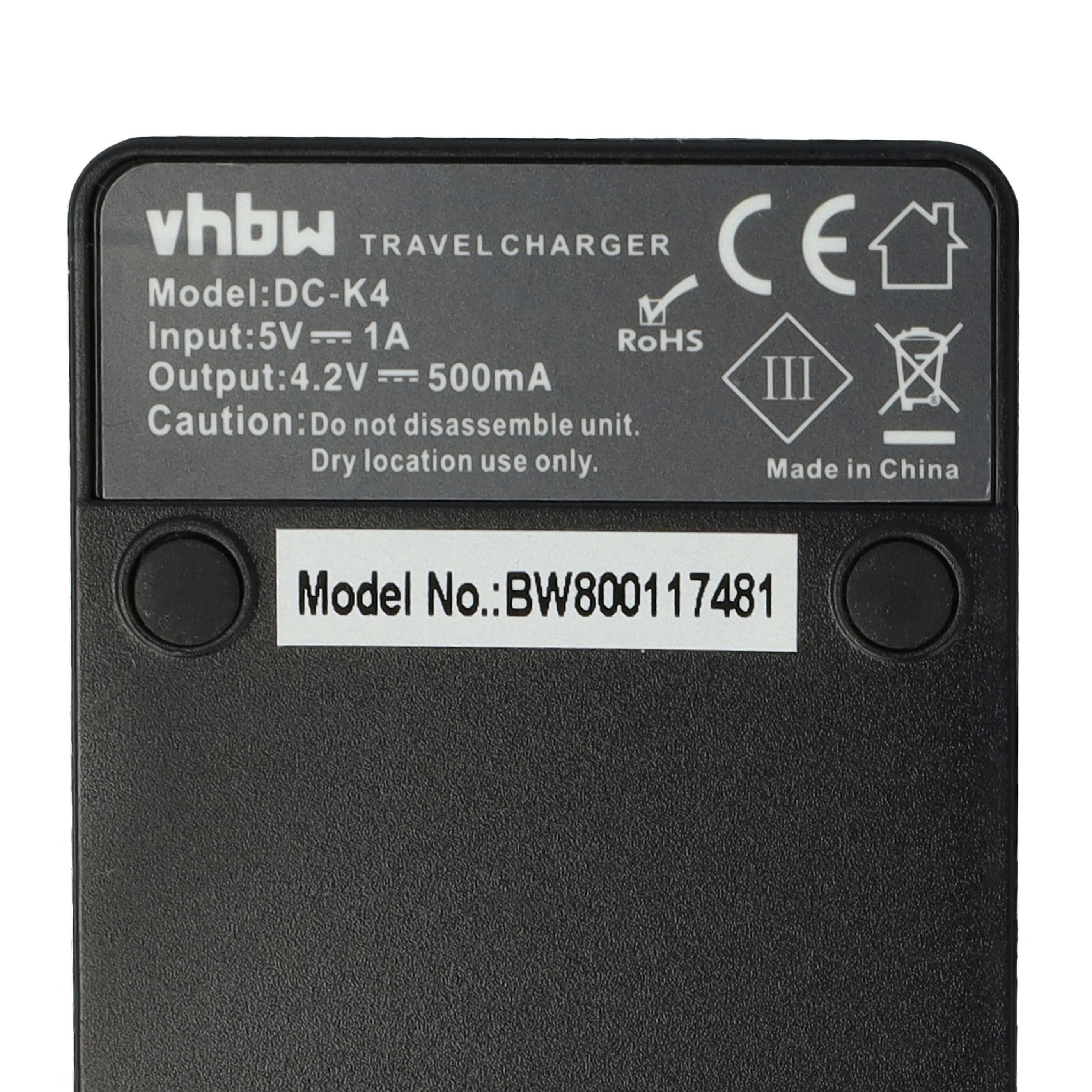 Battery Charger suitable for D-Lux Camera etc. - 0.5 A, 4.2 V