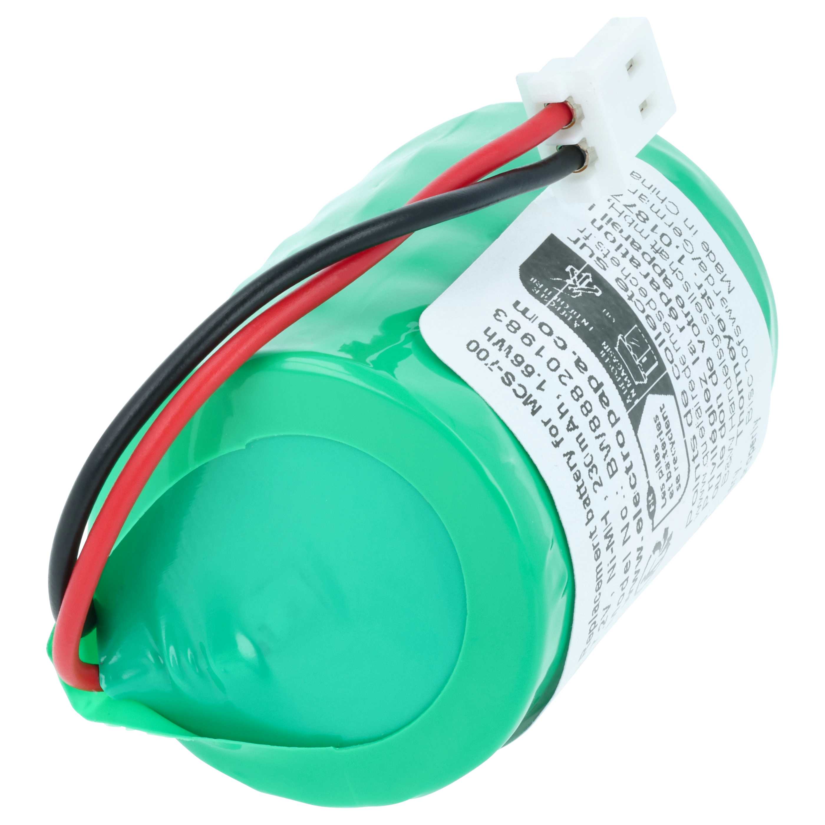 Alarmanlage-Akku als Ersatz für Visonic 0-9912-J, GP250BVH6AMX für Visonic - 230mAh 7,2V NiMH