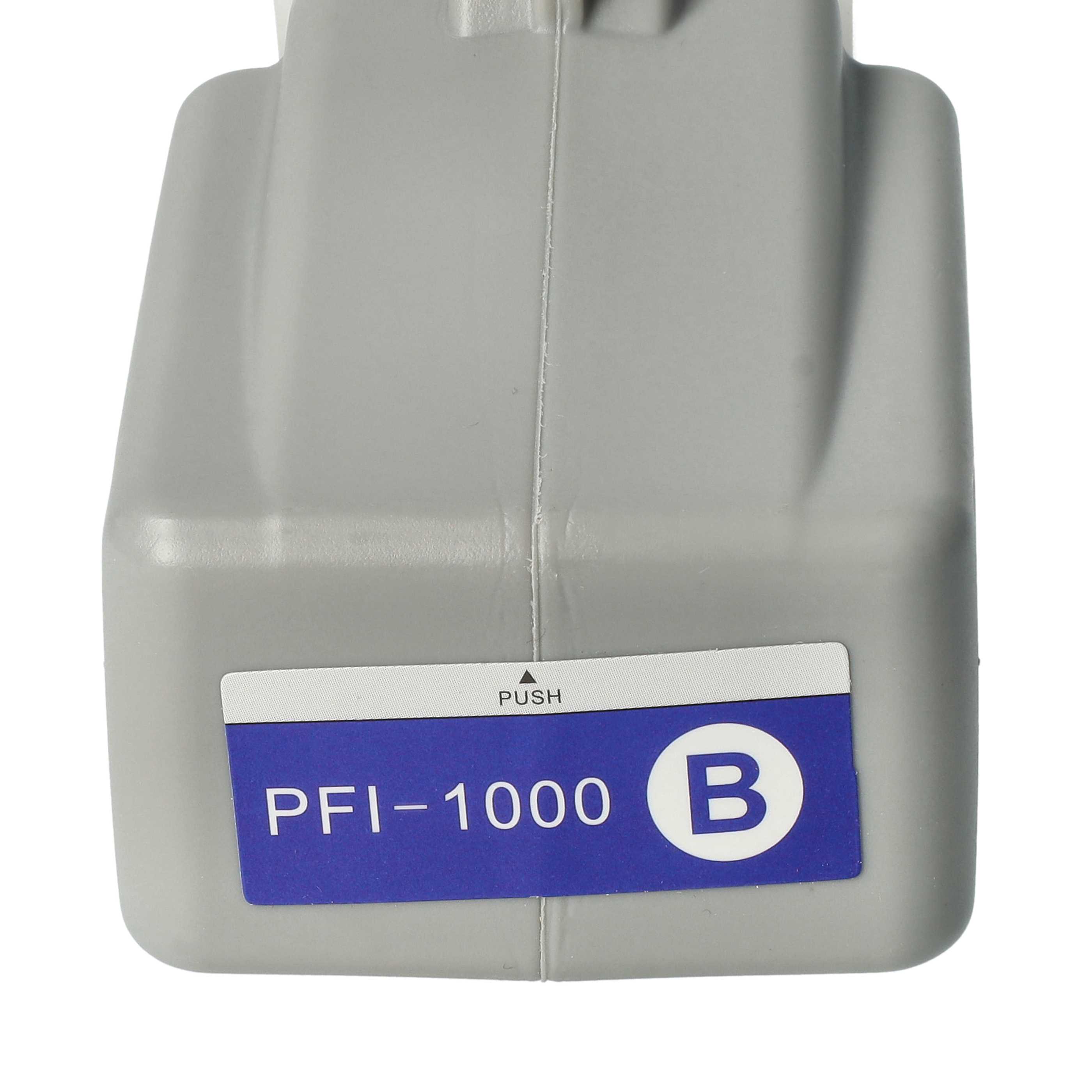 Ink Cartridge as Exchange for Canon PFI-1000B, PFI-1000 B for Canon Printer - Blue 80 ml + Chip