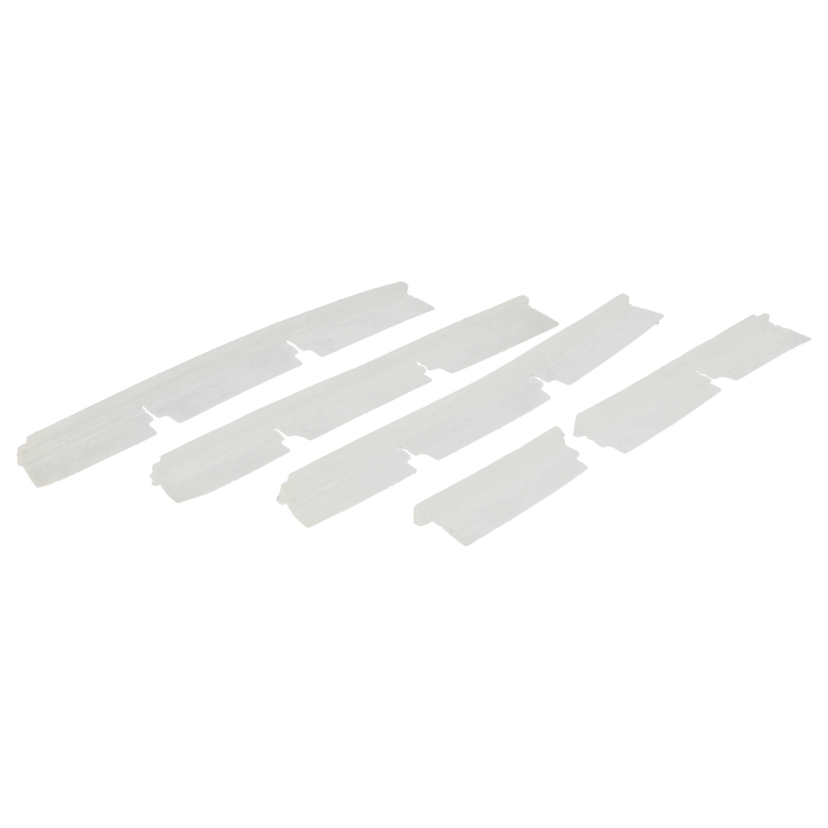 4x Rubber Lip suitable for Neato Botvac 70E, 75, 85, 80 Robot Vacuum Cleaner - With Slats