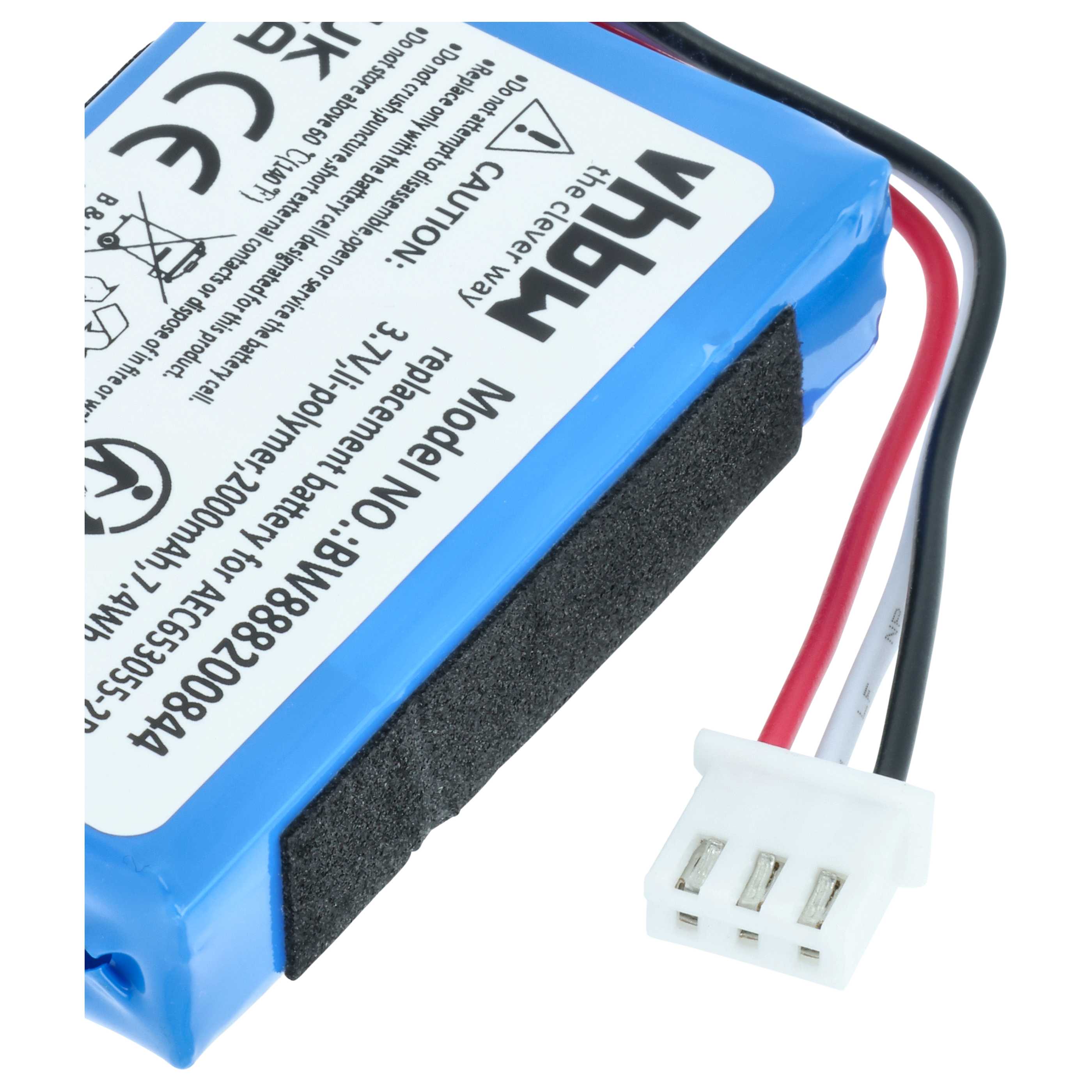 Akumulator do głośnika zamiennik JBL AEC653055-2P - LiPo 2000mAh