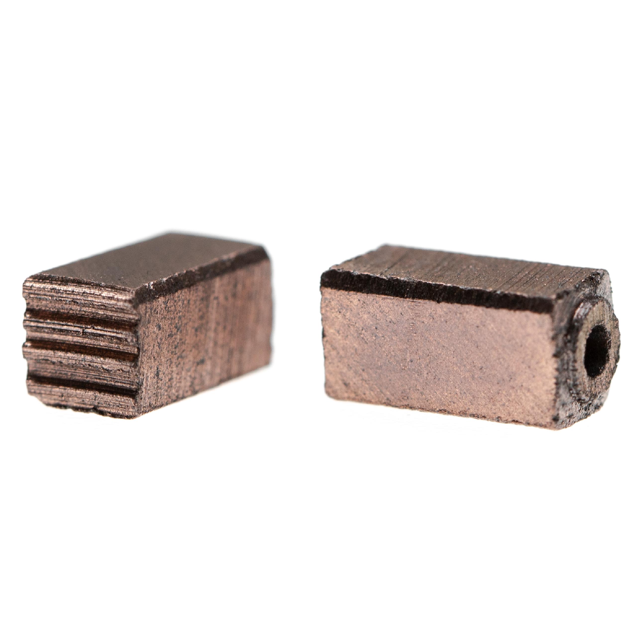 2x Spazzola carbone sostituisce 1126-1030-01 per utensili, 10 x 5 x 5 mm