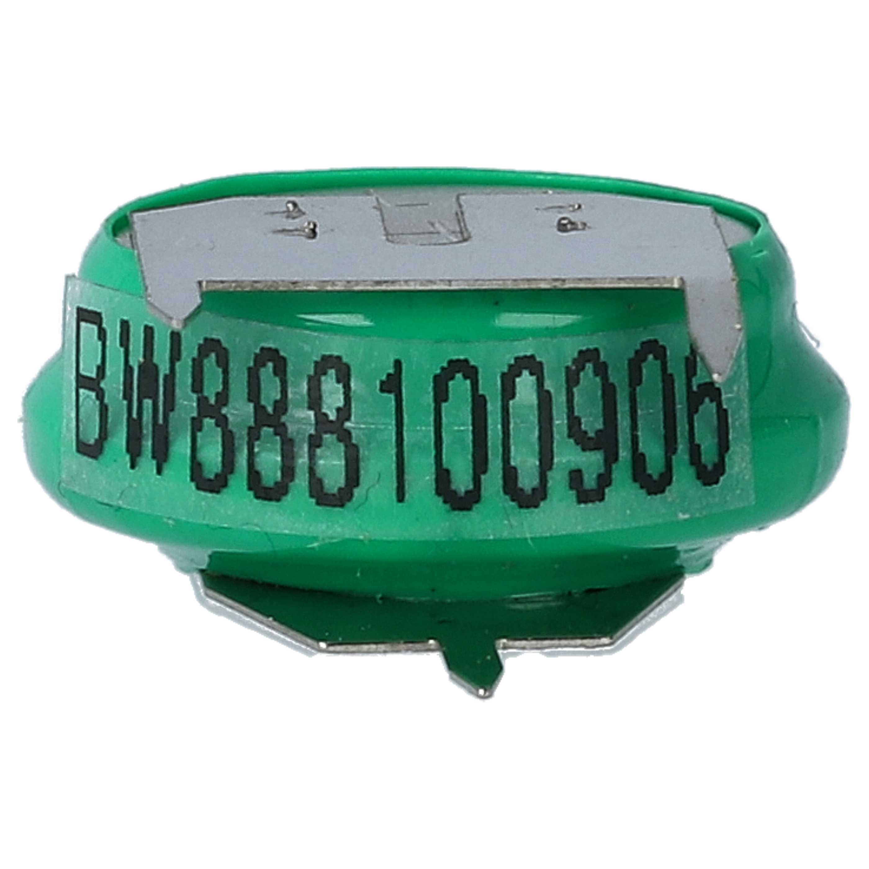 10x Button Cell Battery Type V80H 3 Pins for Model Building Solar Lamps etc. - 80 mAh 1.2 V NiMH