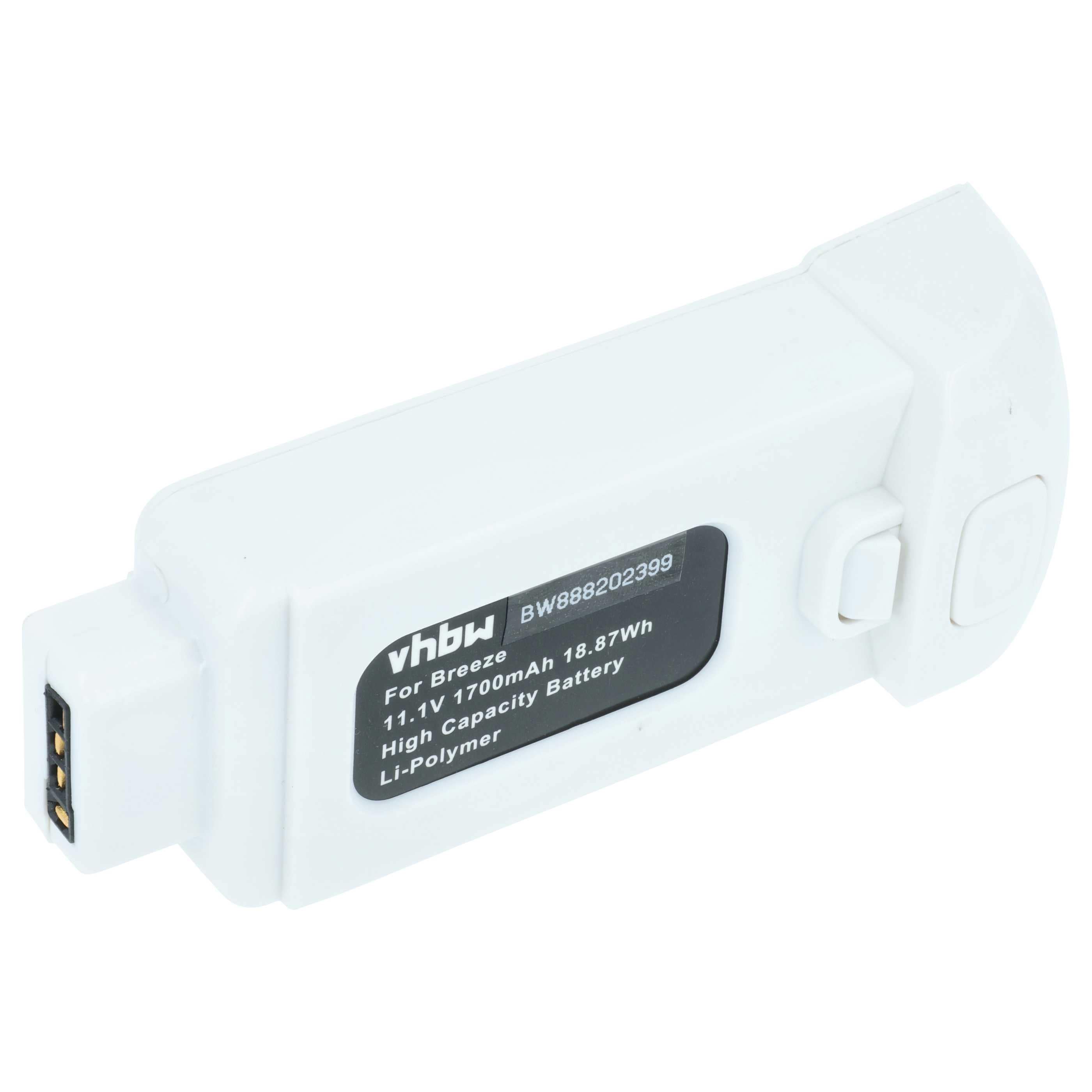 Batterie remplace Yuneec FCA105001 pour drone Yuneec- 1700mAh 11,1V Li-polymère